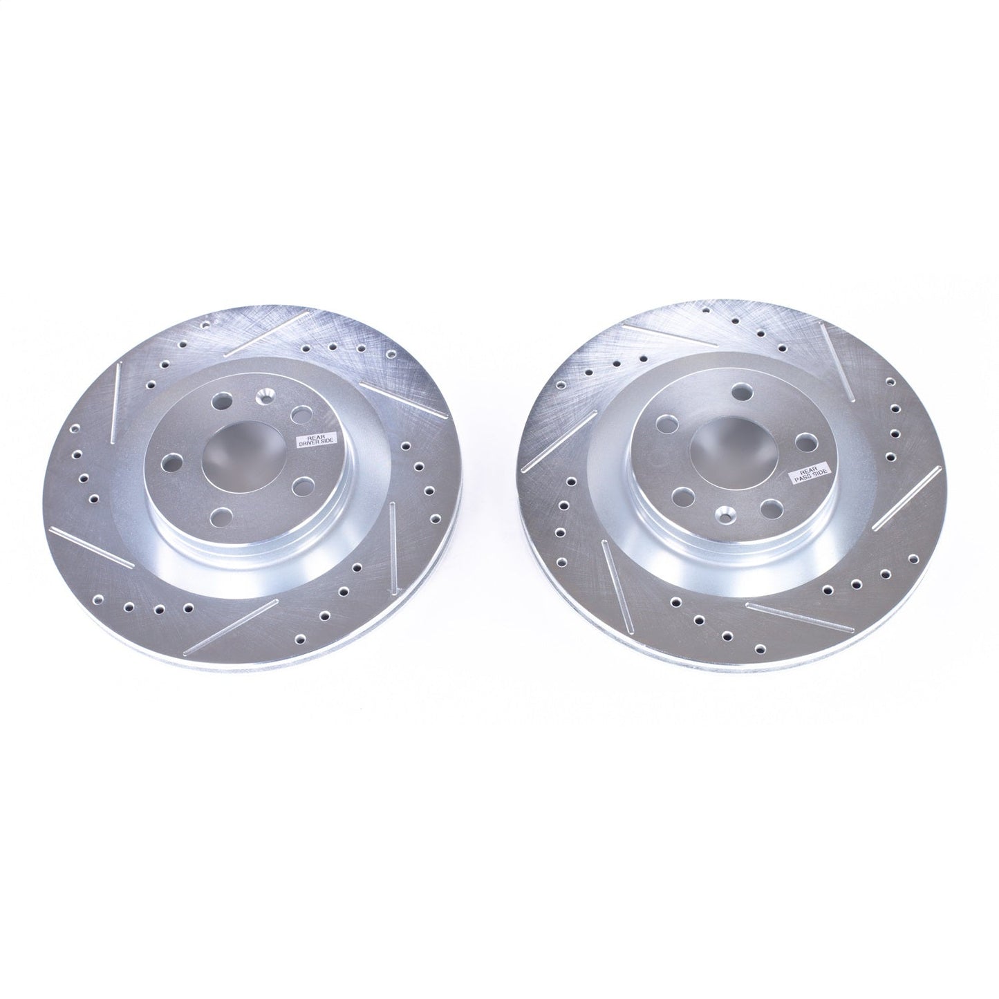 PowerStop Rear Evolution Drilled & Slotted Rotors - Pair | Volvo S90 (16-18) (EBR1643XPR)