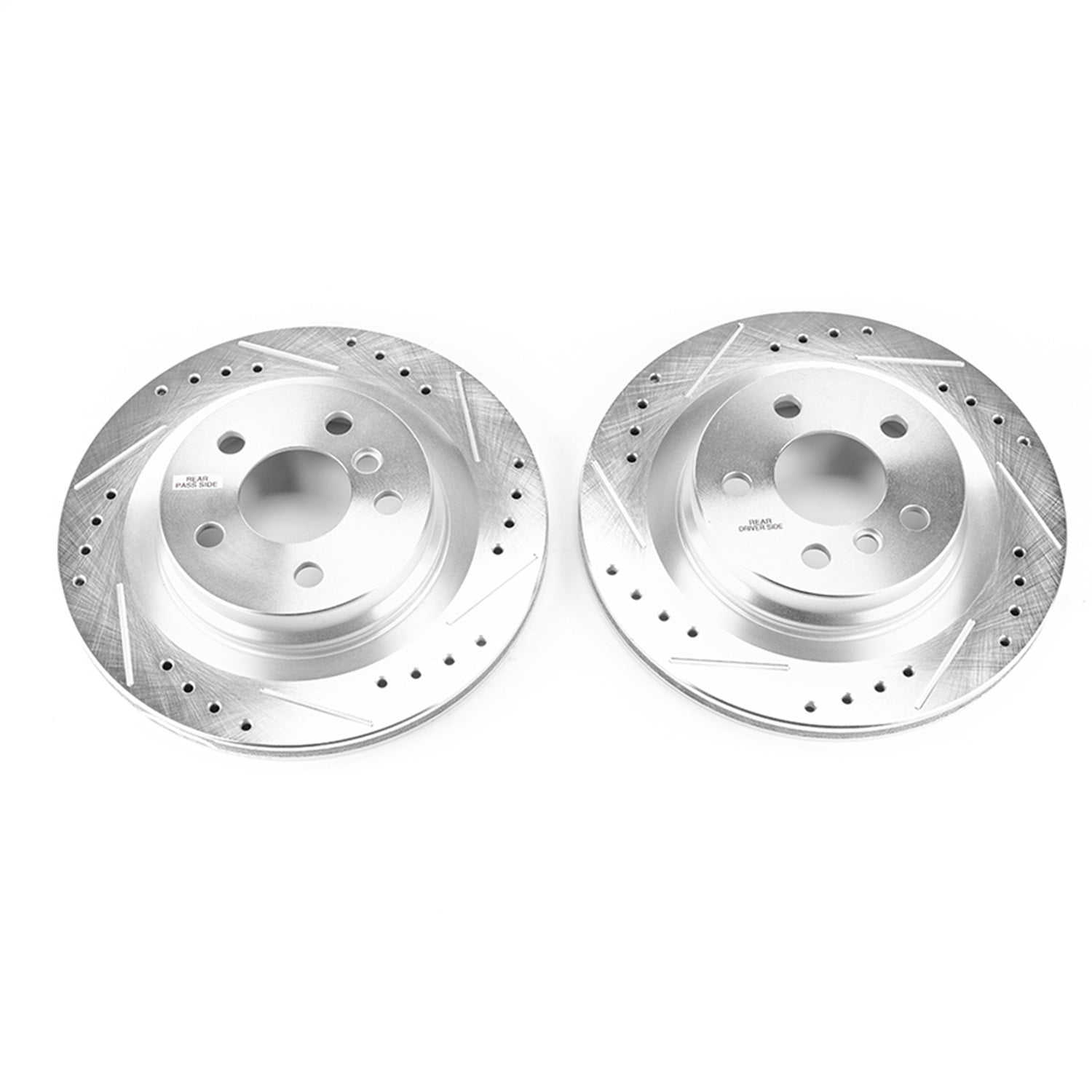 PowerStop Rear Evolution Drilled & Slotted Rotors - Pair | BMW X1 (16-18) (EBR1657XPR)
