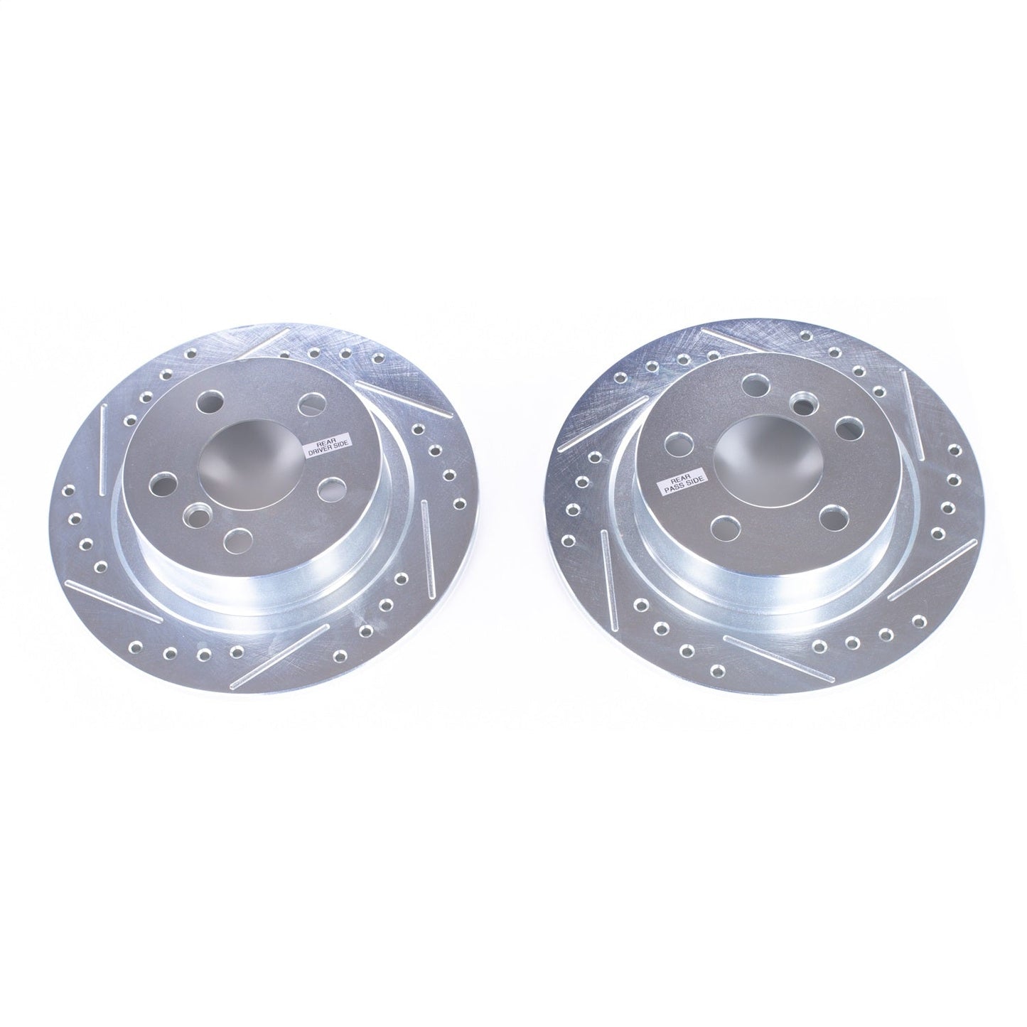 PowerStop Rear Evolution Drilled & Slotted Rotors - Pair | BMW i3 (14-18) (EBR1658XPR)