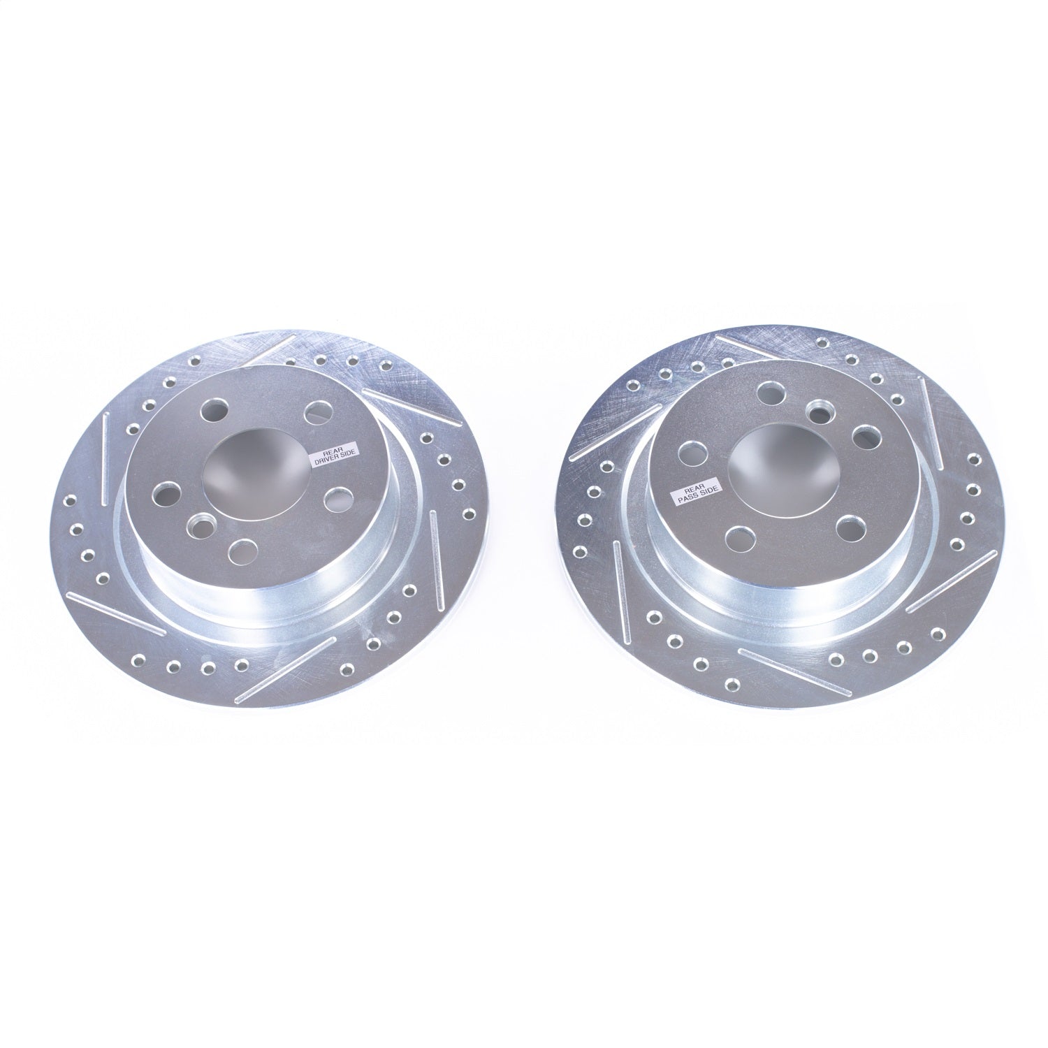 PowerStop Rear Evolution Drilled & Slotted Rotors - Pair | BMW i3 (14-18) (EBR1658XPR)