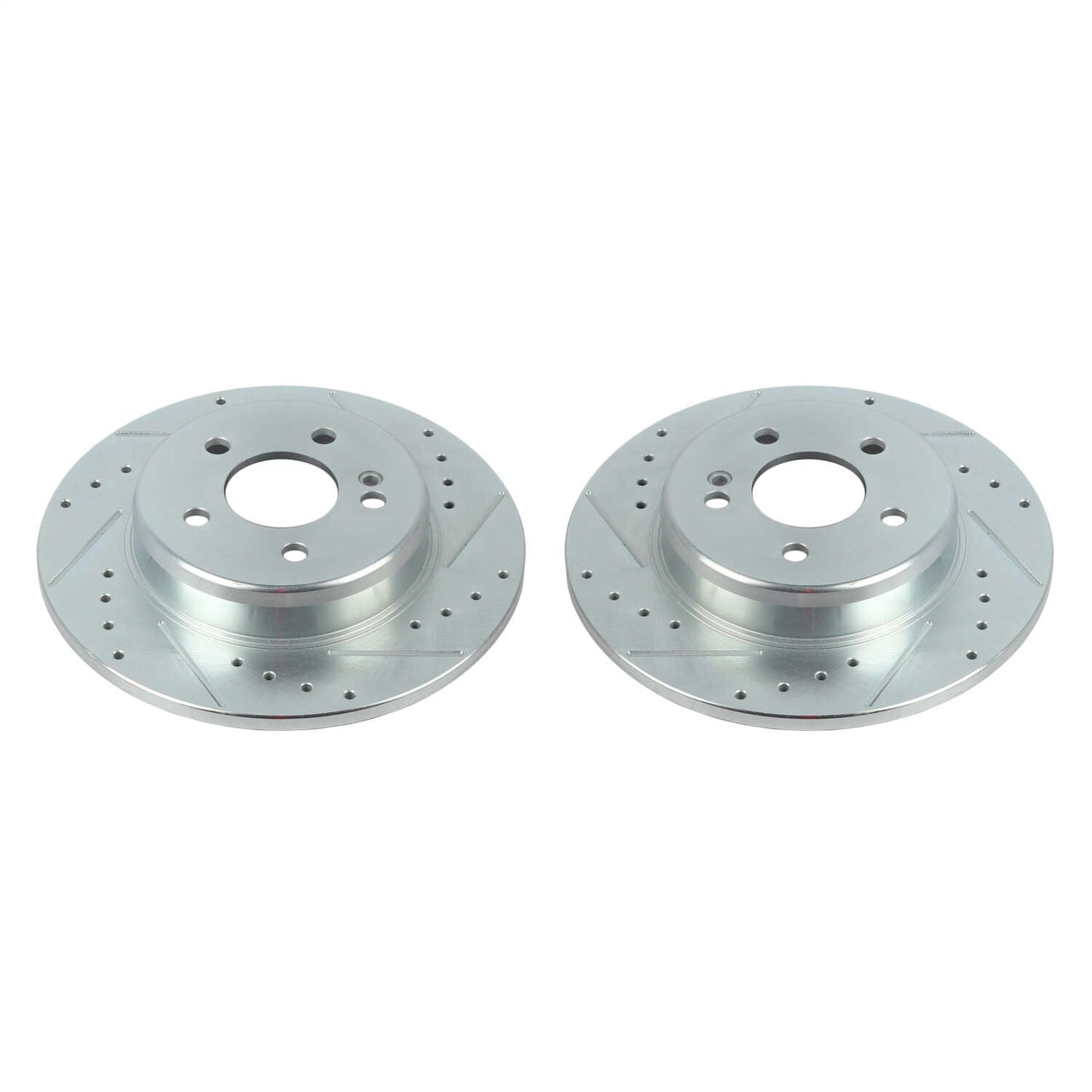 PowerStop Rear Evolution Drilled & Slotted Rotors - Pair | Mercedes-Benz C300 (17-18) (EBR1680XPR)
