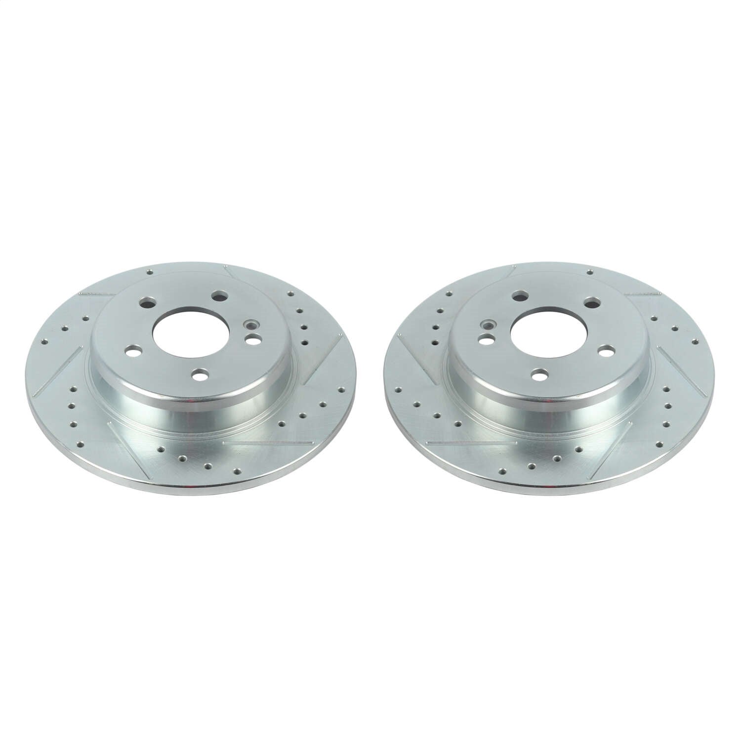 PowerStop Rear Evolution Drilled & Slotted Rotors - Pair | Mercedes-Benz C300 (17-18) (EBR1680XPR)