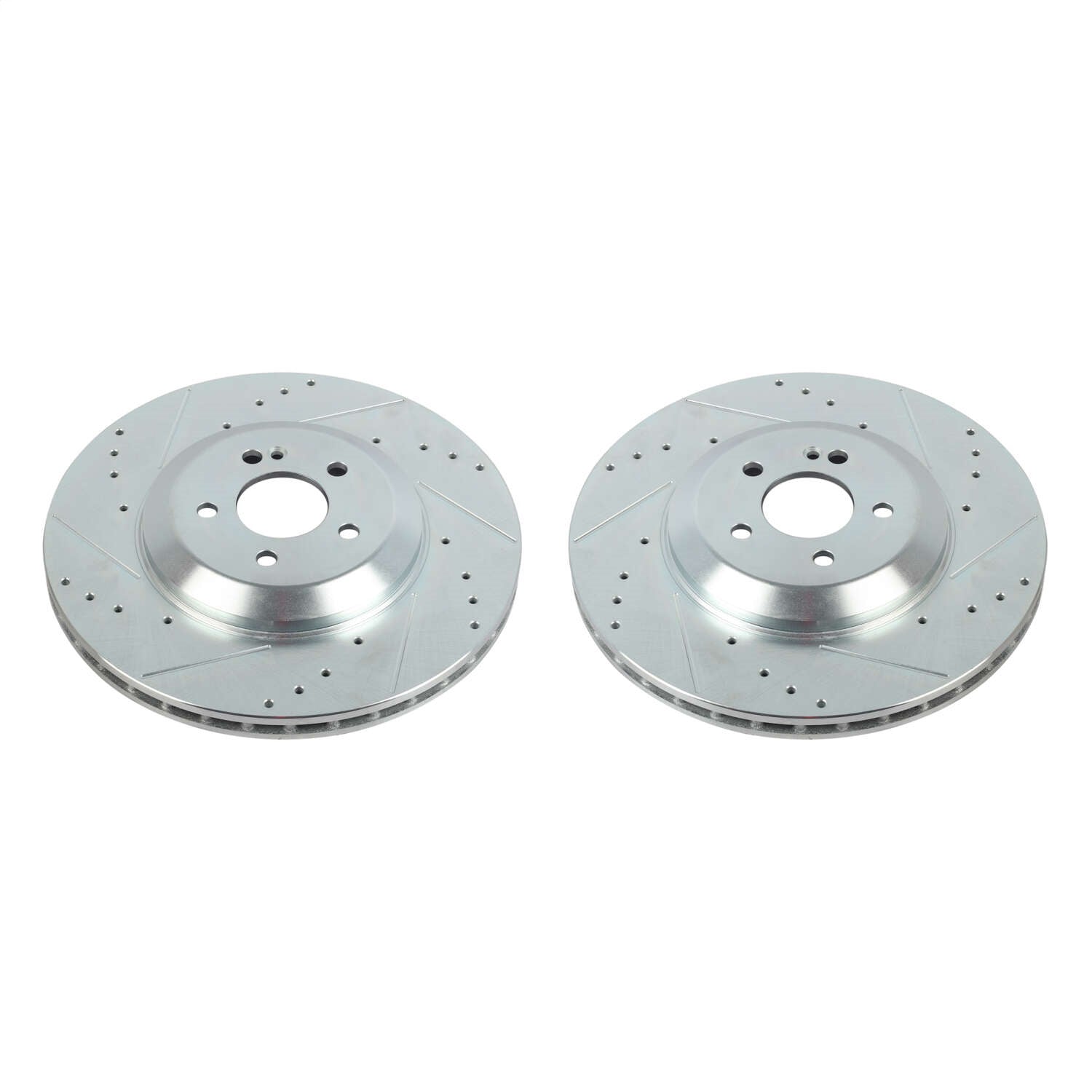 PowerStop Rear Evolution Drilled & Slotted Rotors - Pair | Mercedes-Benz CLS450 (19-20) (EBR1681XPR)