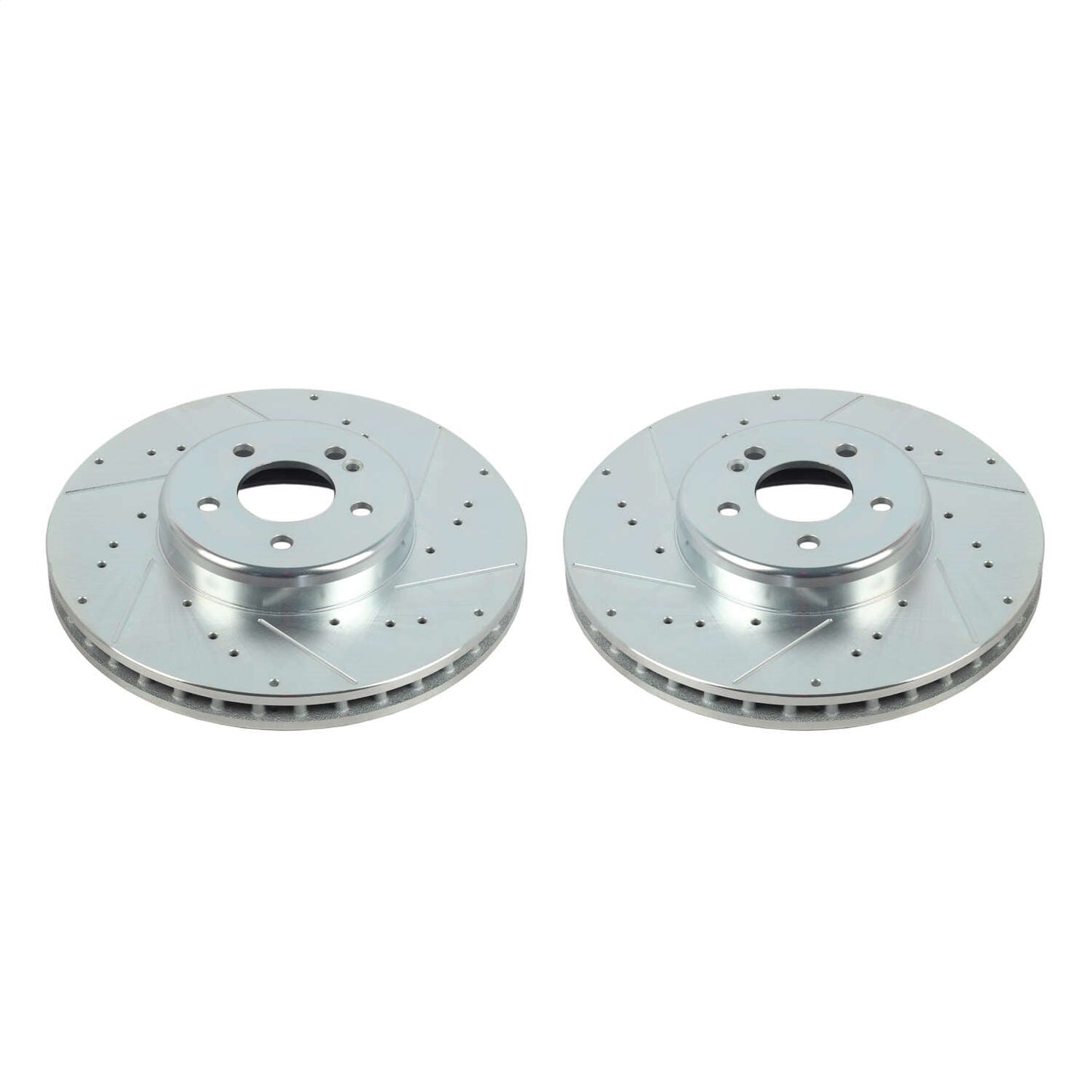 PowerStop Drilled & Slotted Front Rotors | Mercedes-Benz GLC300 (16-20) (EBR1682XPR)