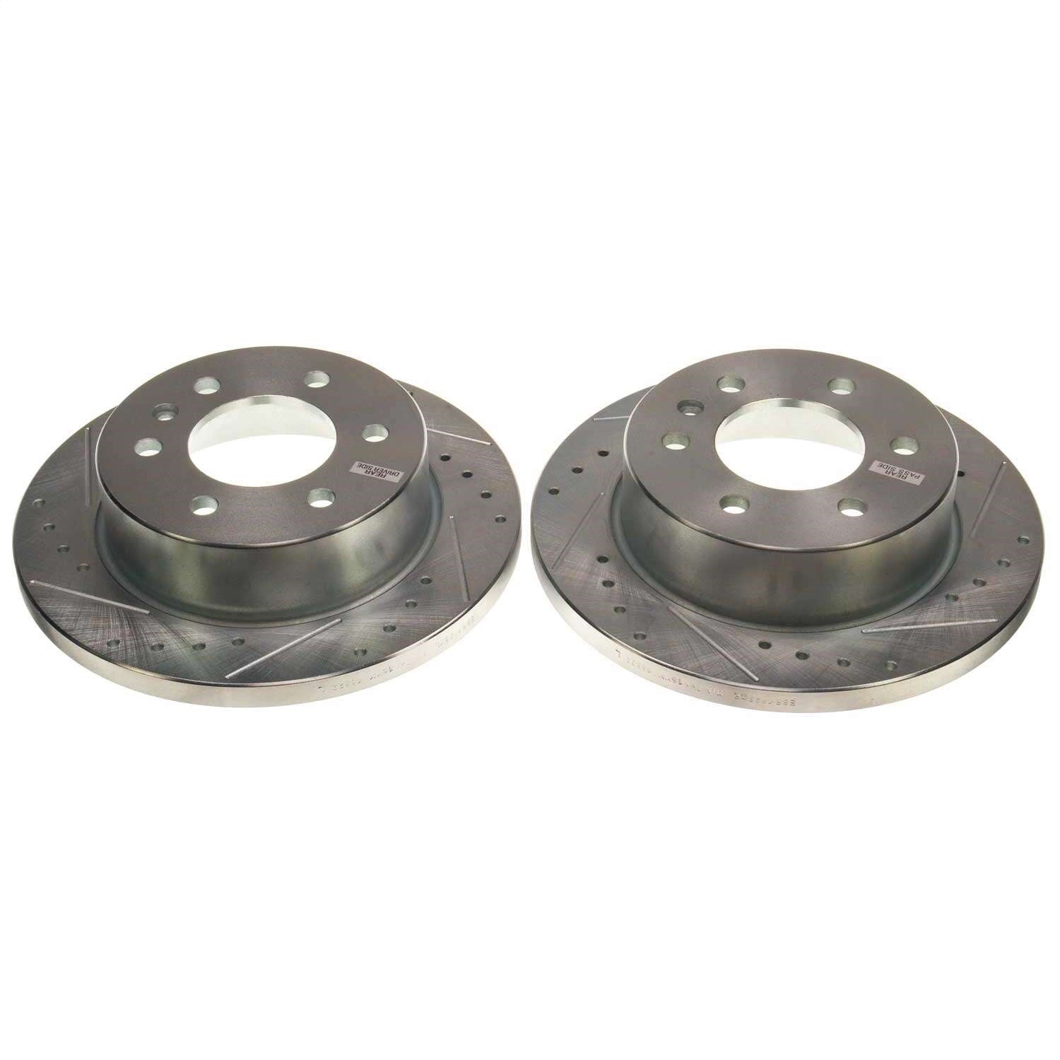 PowerStop Rear Drilled & Slotted Rotor (Pair) | Mercedes-Benz Sprinter 2500 (19-21) (EBR1823XPR)