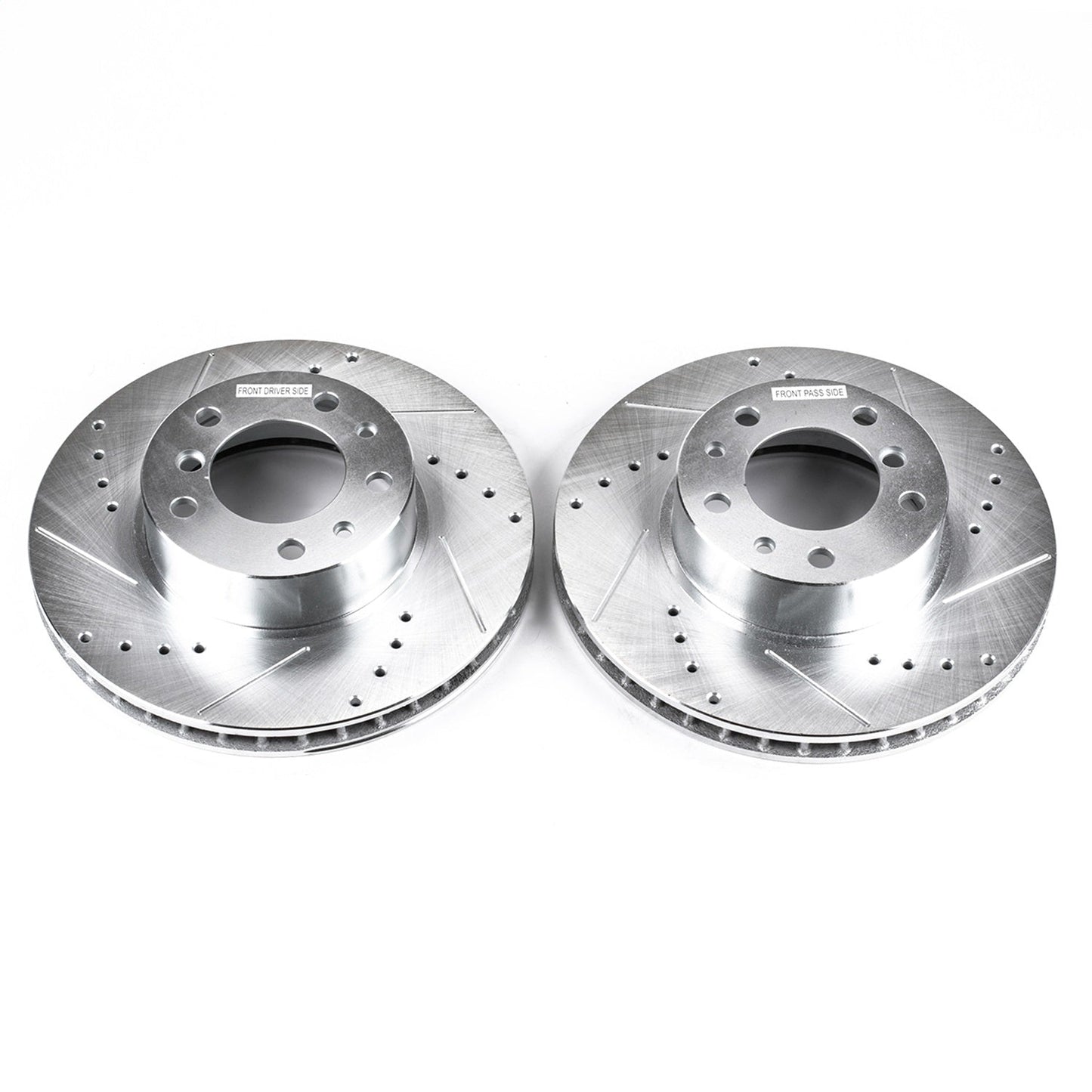 PowerStop Drilled & Slotted Front Rotors | BMW 540i (94-95) (EBR262XPR)