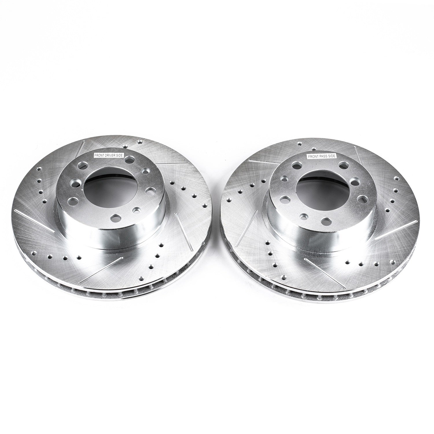 PowerStop Drilled & Slotted Front Rotors | BMW 540i (94-95) (EBR262XPR)