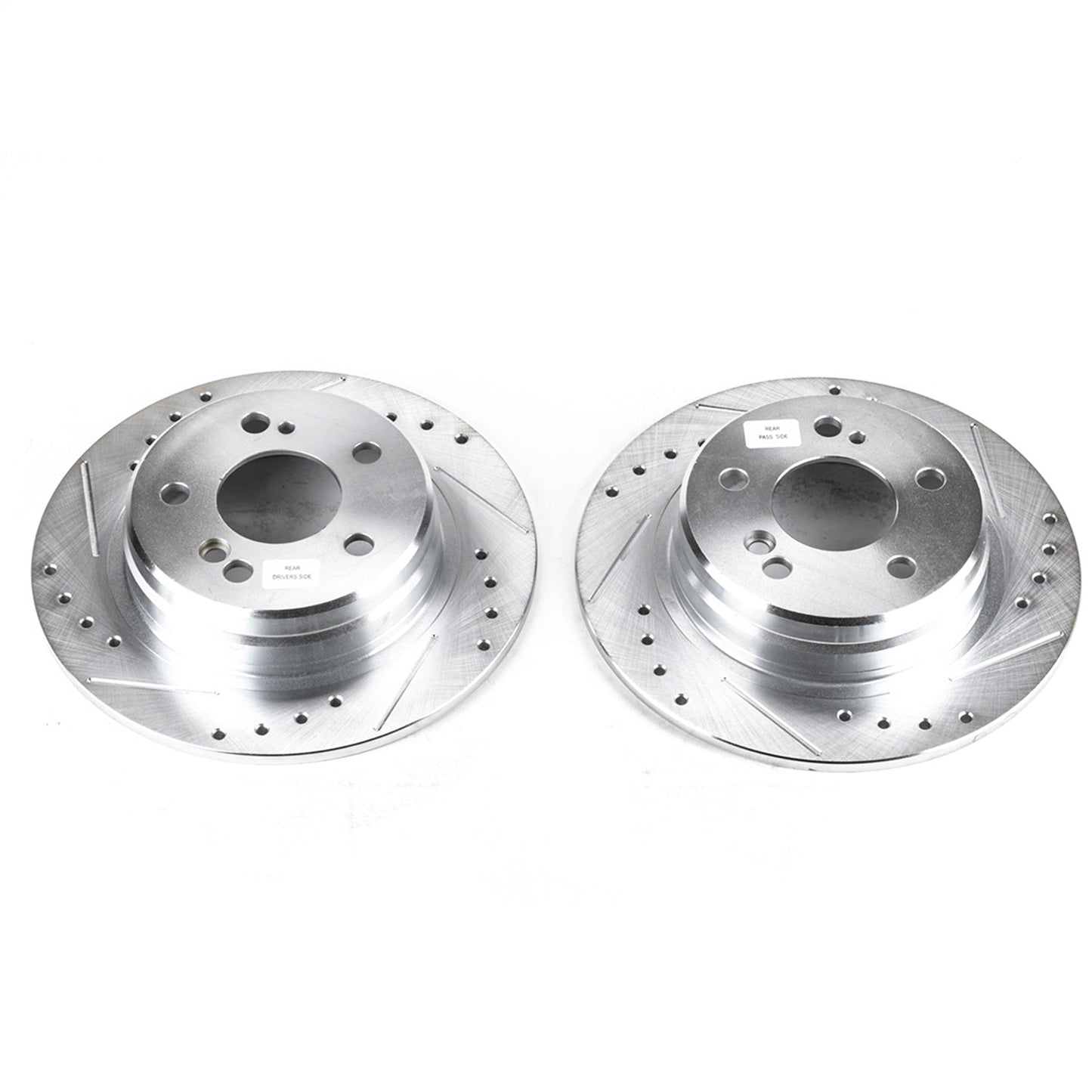PowerStop Rear Evolution Drilled & Slotted Rotors | Mercedes-Benz 300SL (90-93) (EBR417XPR)