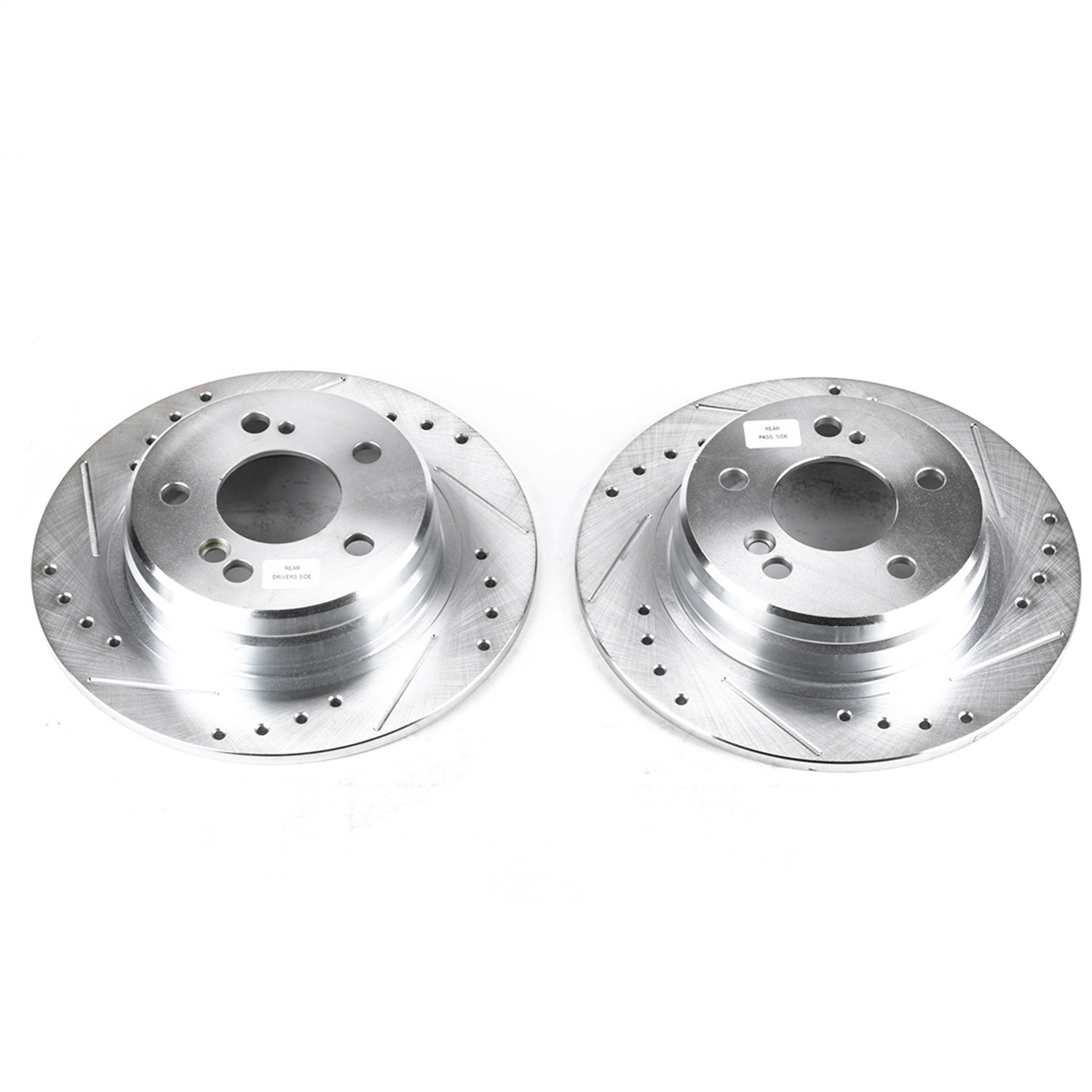 PowerStop Rear Evolution Drilled & Slotted Rotors | Mercedes-Benz 300SL (90-93) (EBR417XPR)