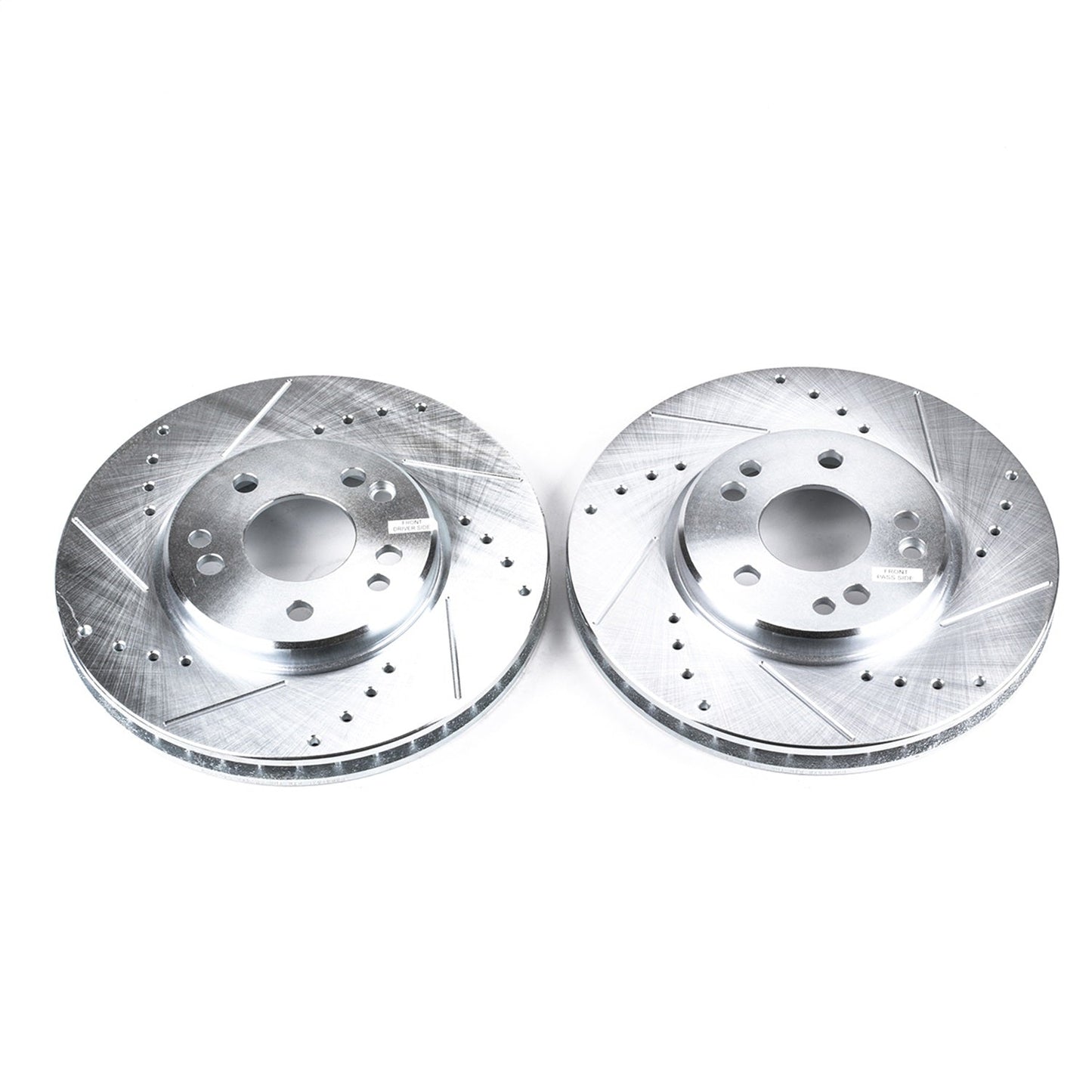 PowerStop Drilled & Slotted Front Evolution Rotors | Mercedes-Benz 300SL (90-93) (EBR418XPR)