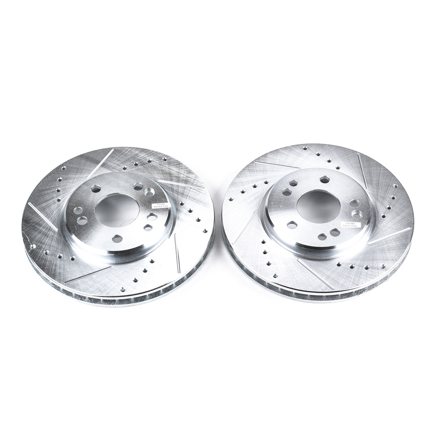 PowerStop Drilled & Slotted Front Evolution Rotors | Mercedes-Benz 300SL (90-93) (EBR418XPR)