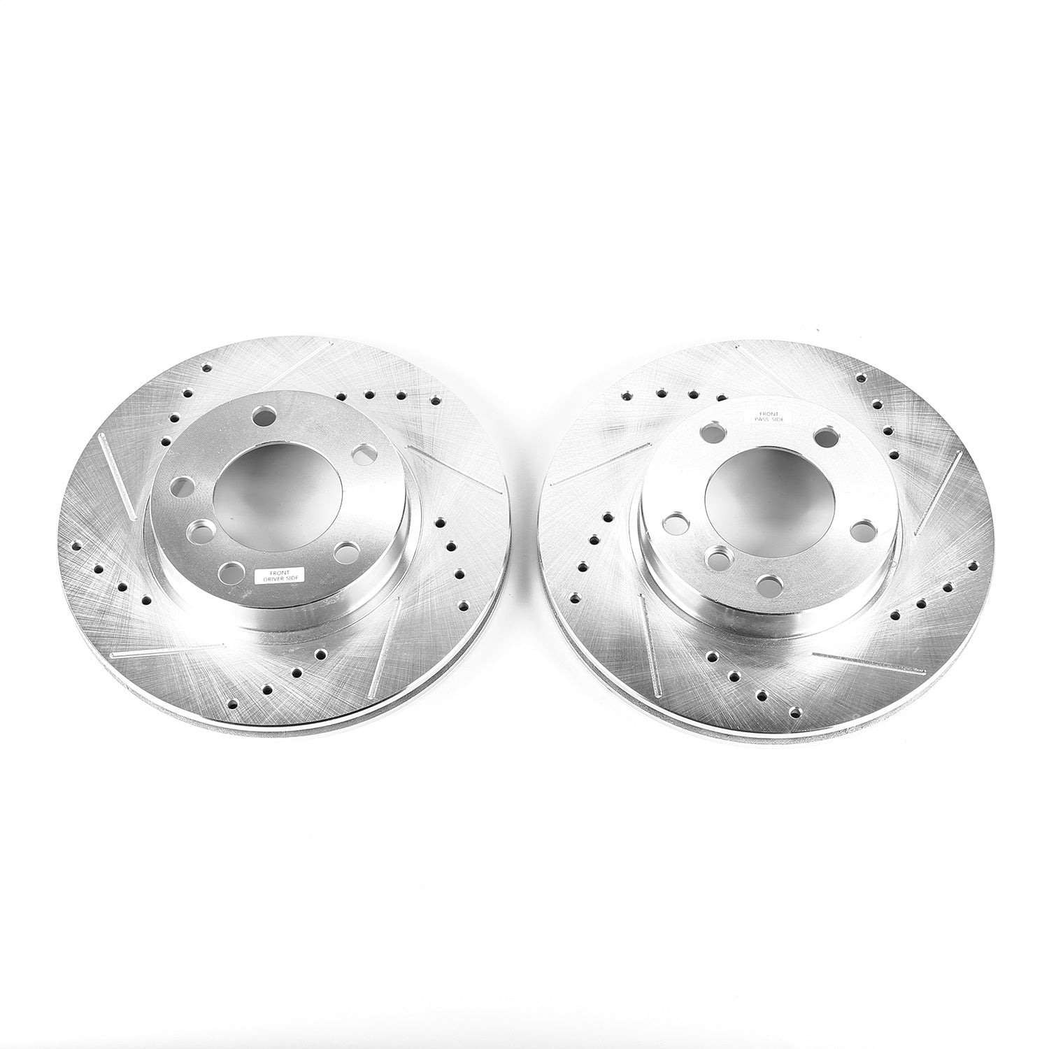 PowerStop Drilled & Slotted Front Rotors Pair | BMW 318i (92-98) (EBR419XPR)