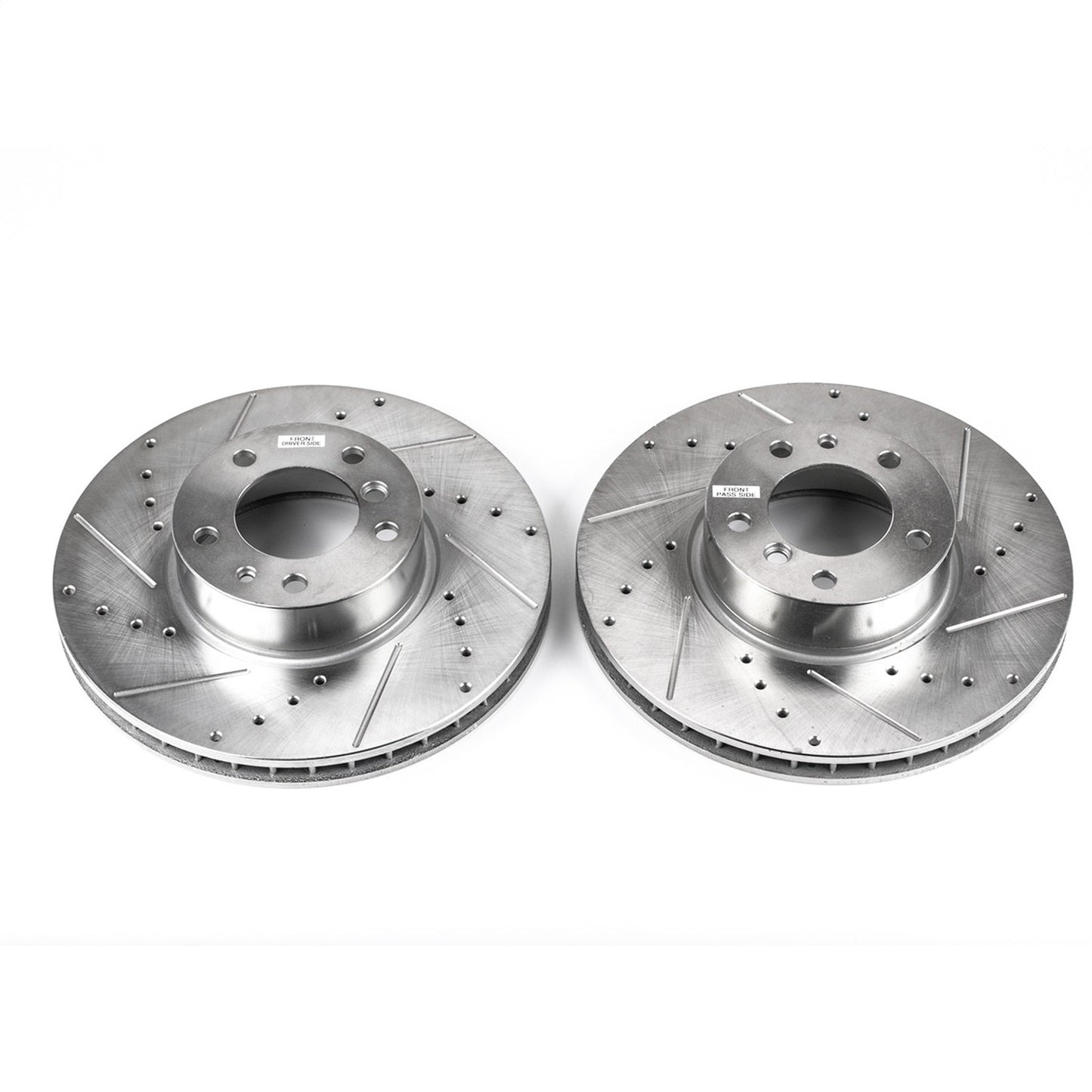 PowerStop Drilled & Slotted Front Rotors | BMW 540i (97-00) (EBR421XPR)