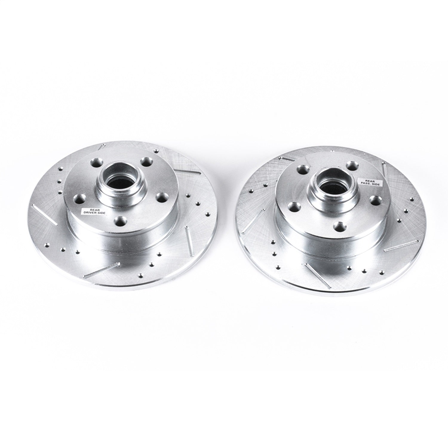 PowerStop Rear Evolution Drilled & Slotted Rotors - Pair | Volkswagen Corrado (92-95) (EBR426XPR)