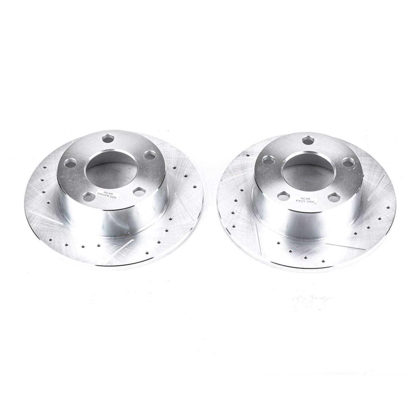 PowerStop Drilled & Slotted Rear Rotors | Audi A6 (95-04) (EBR429XPR)