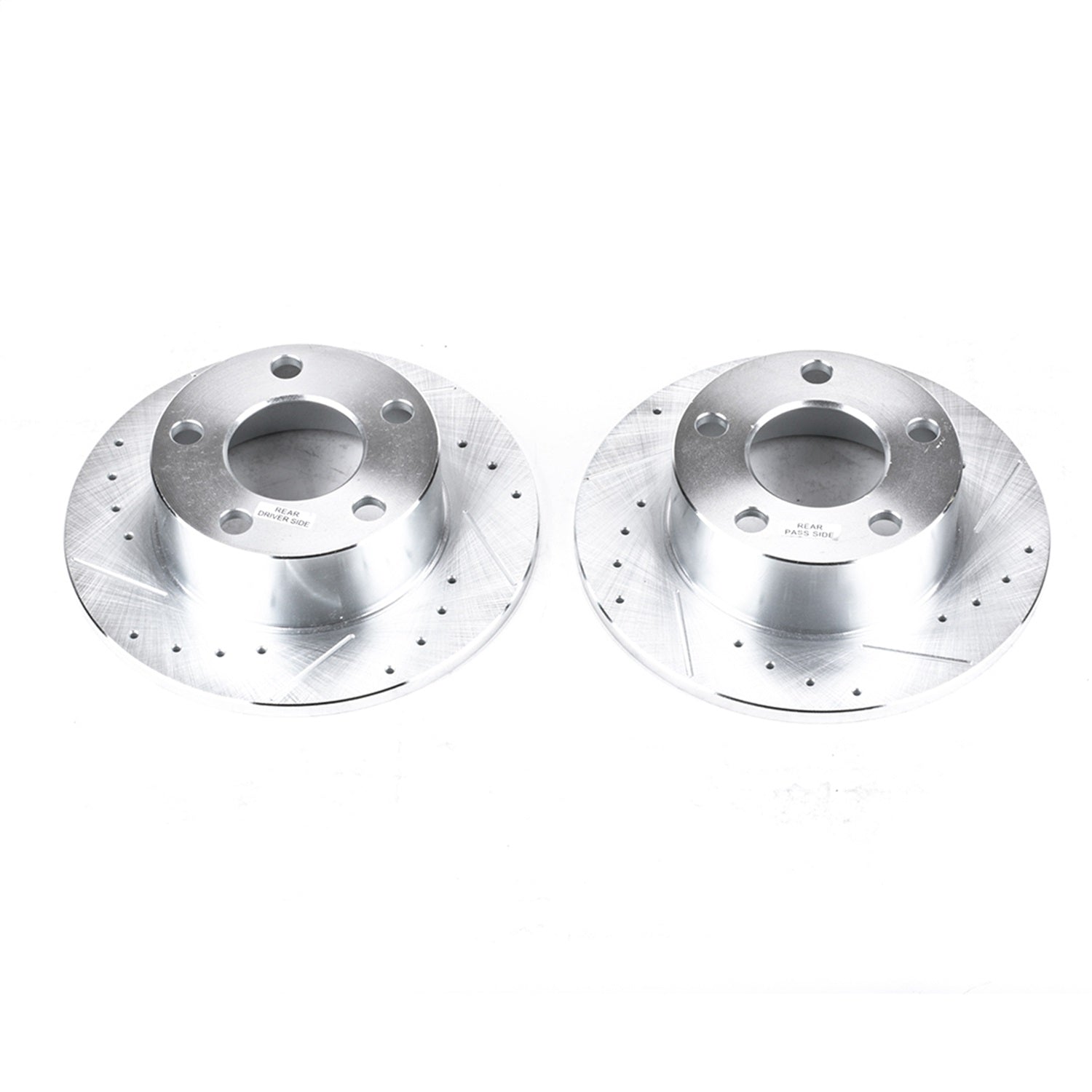PowerStop Drilled & Slotted Rear Rotors | Audi A6 (95-04) (EBR429XPR)