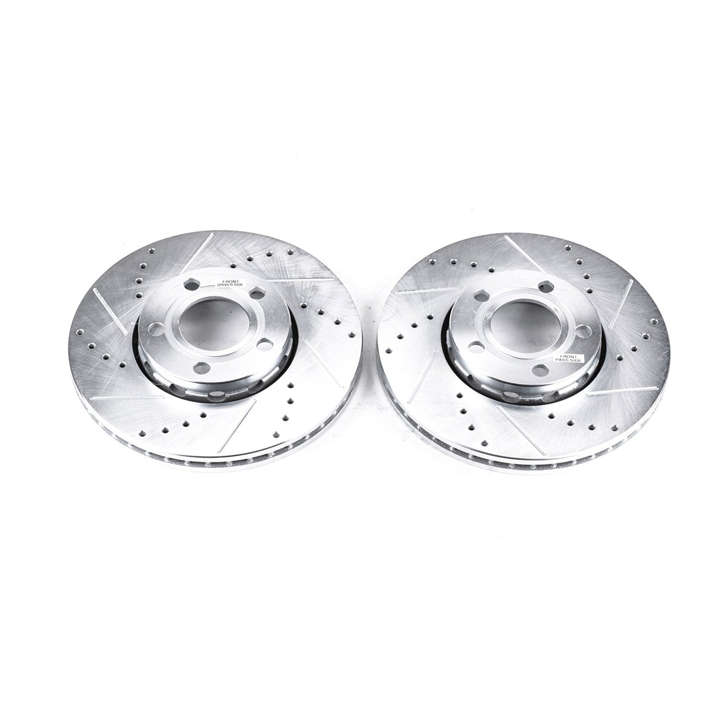 PowerStop Drilled & Slotted Front Rotors | Audi A4 (96-04) (EBR430XPR)