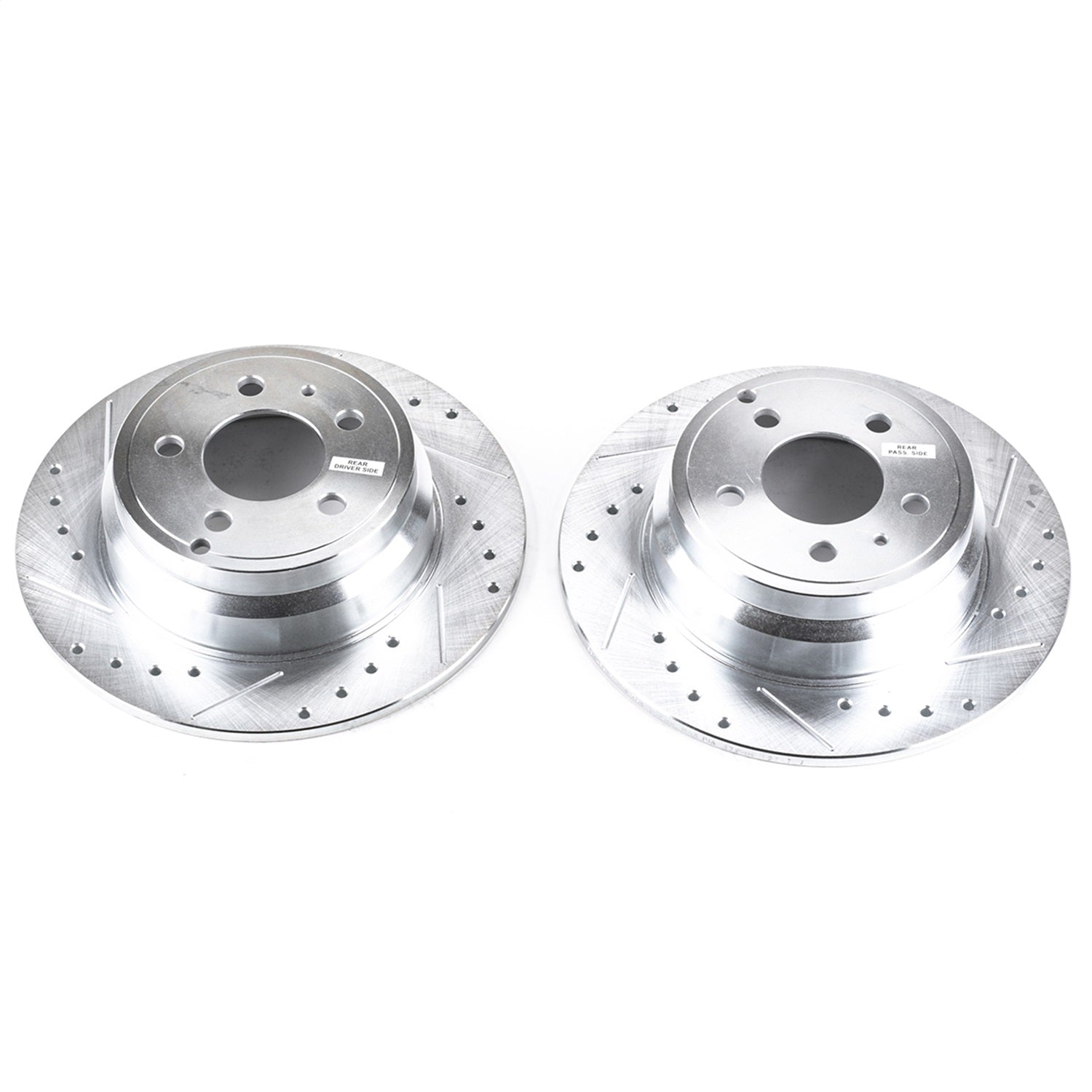 PowerStop Drilled & Slotted Rear Rotors | Volvo 850 (94-97) (EBR459XPR)