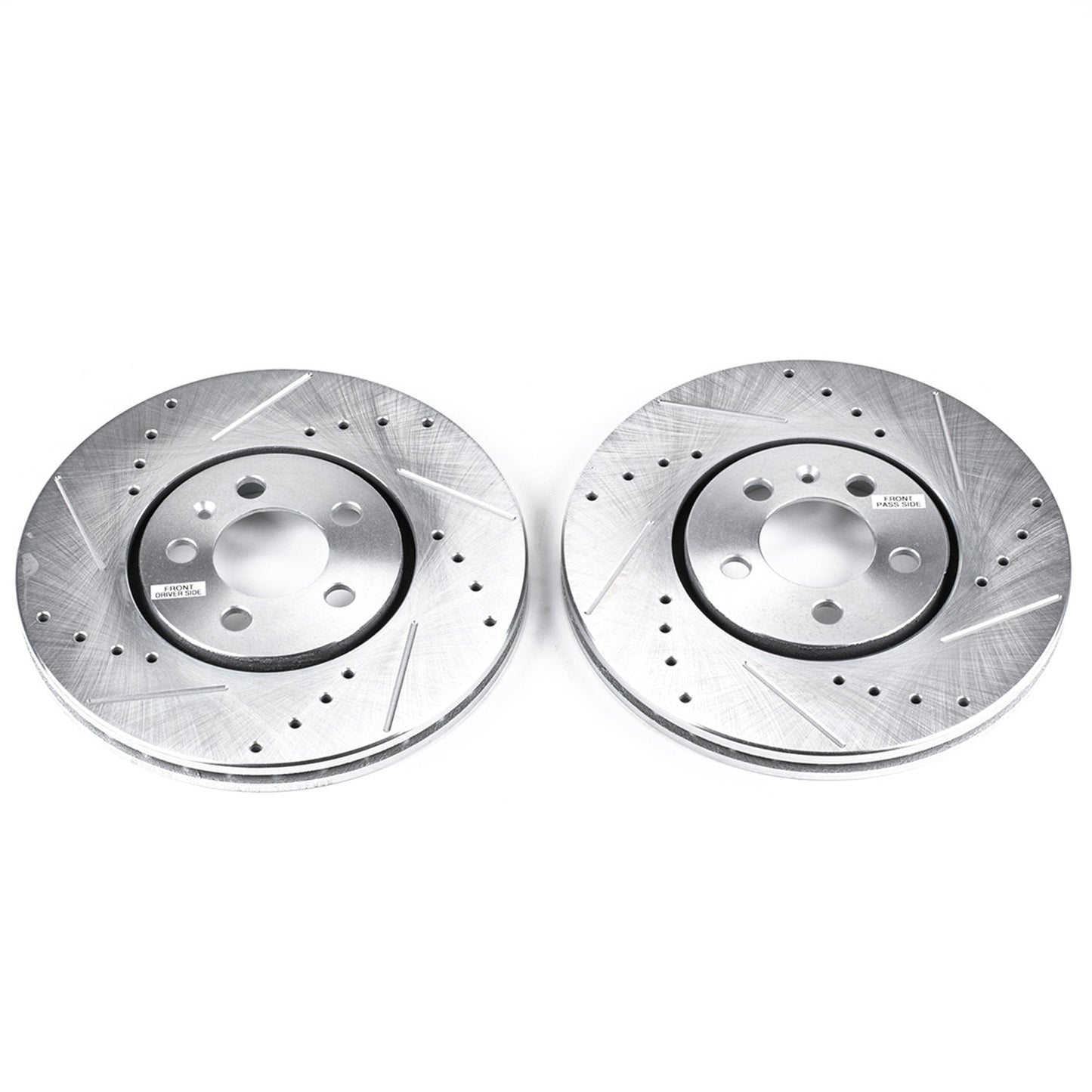 PowerStop Drilled & Slotted Front Rotors | Volkswagen Golf (96-99) (EBR482XPR)
