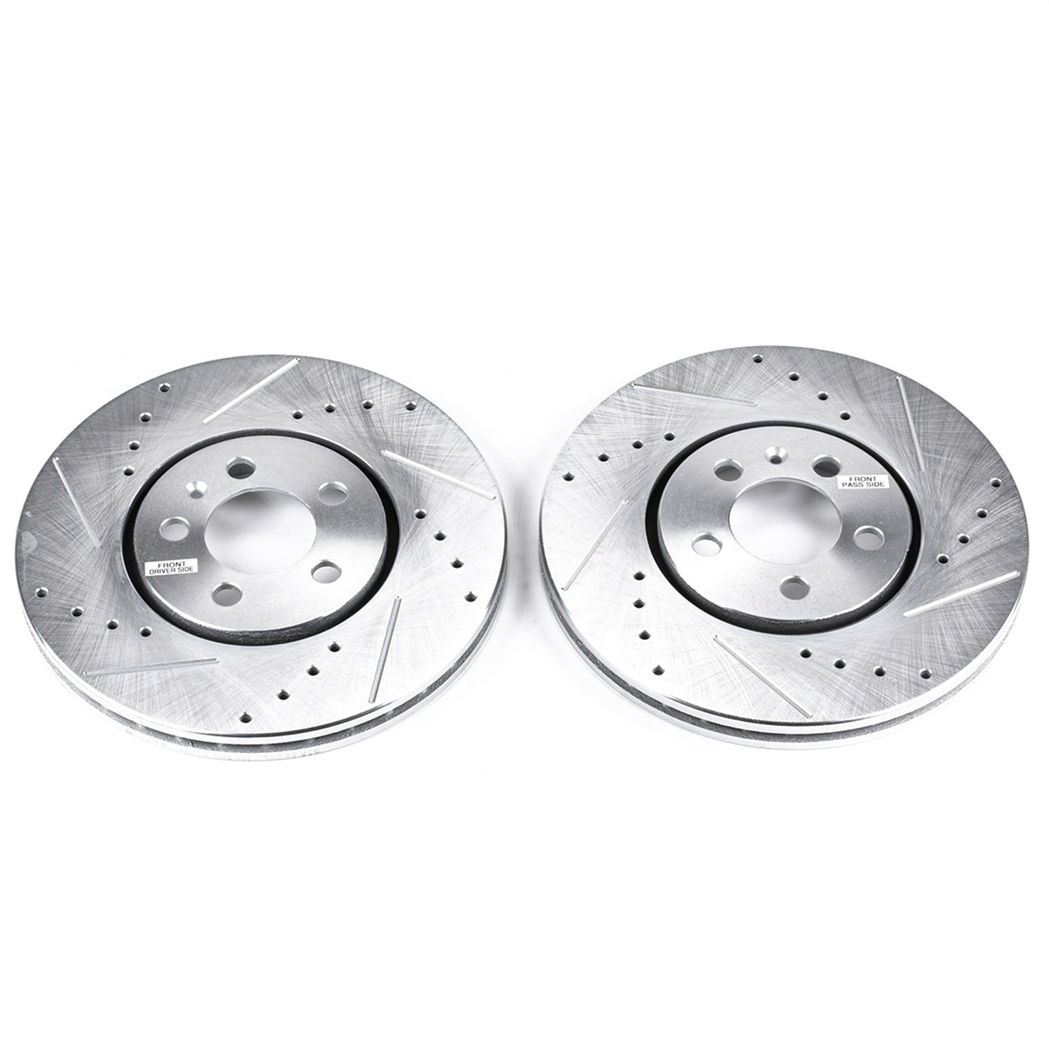 PowerStop Drilled & Slotted Front Rotors | Volkswagen Golf (96-99) (EBR482XPR)