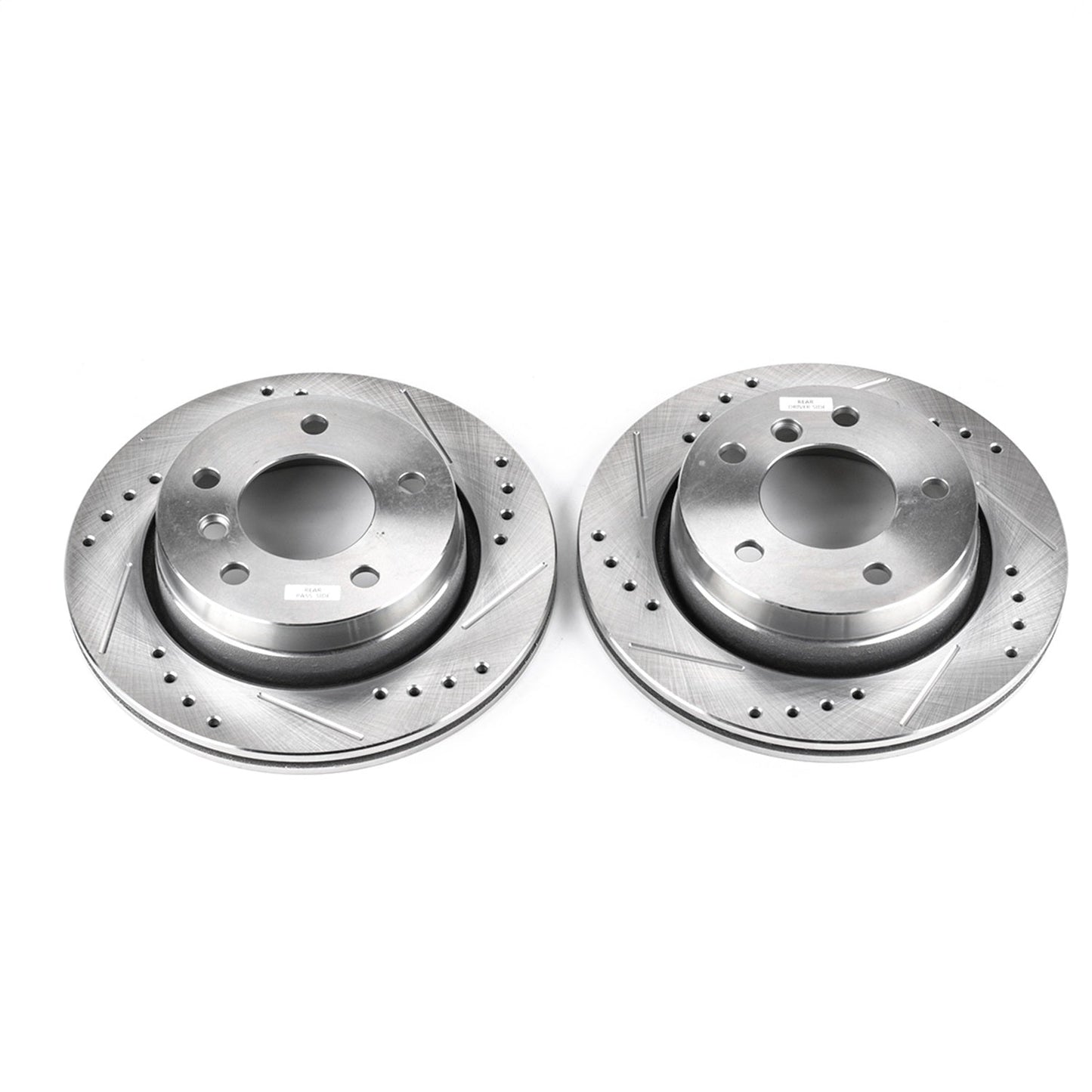 PowerStop Drilled & Slotted Rear Rotors | BMW 323Ci (00-06) (EBR488XPR)