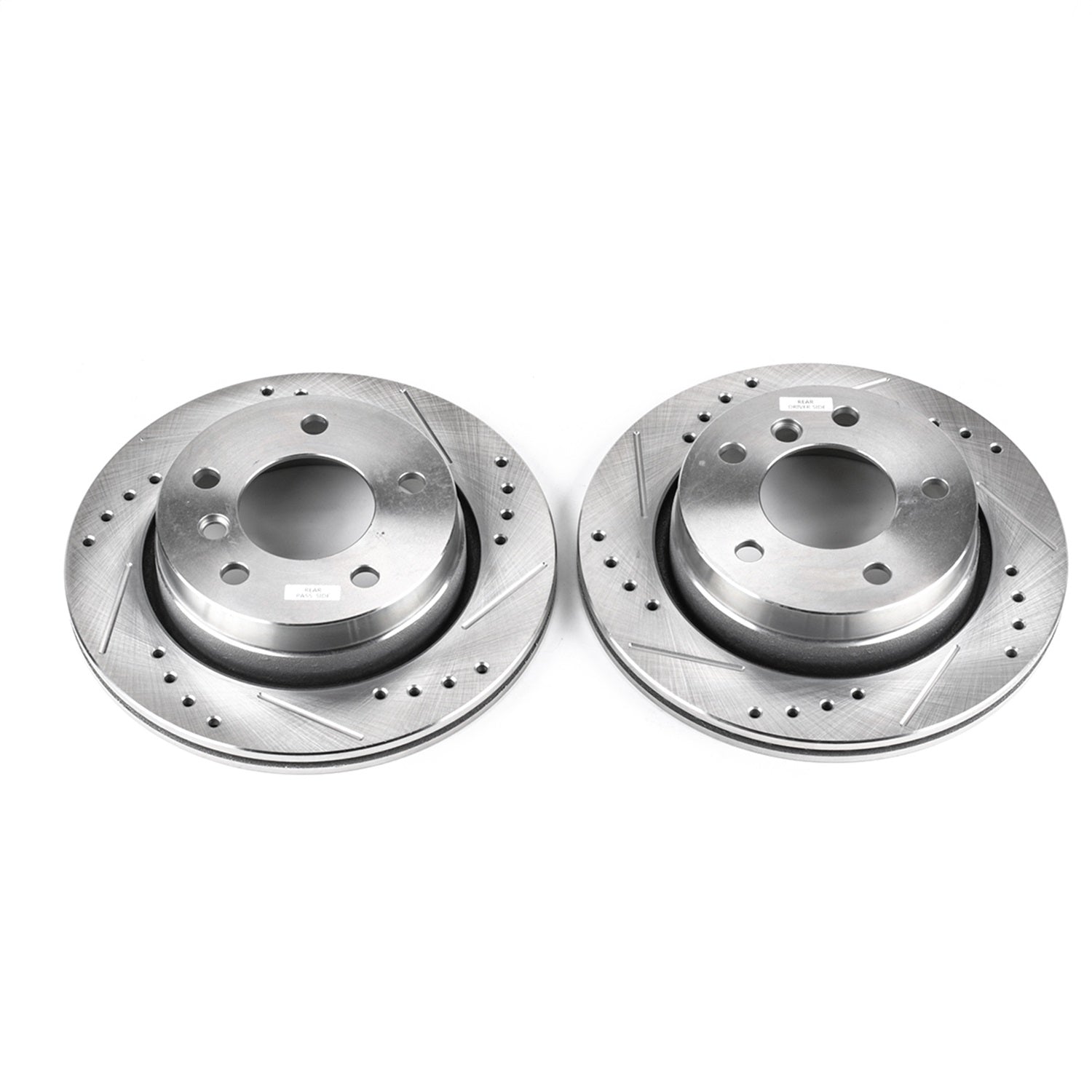 PowerStop Drilled & Slotted Rear Rotors | BMW 323Ci (00-06) (EBR488XPR)
