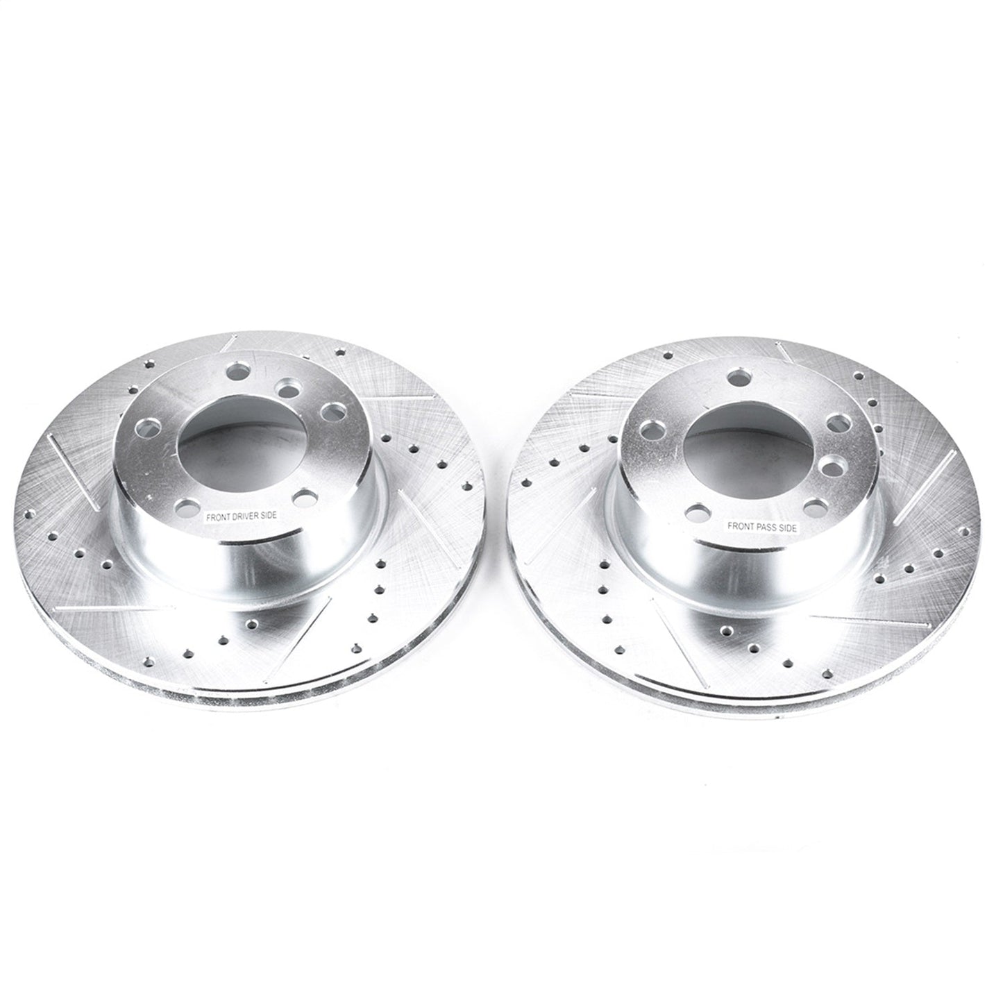PowerStop Drilled & Slotted Front Rotors | BMW 525i (01-03) (EBR496XPR)