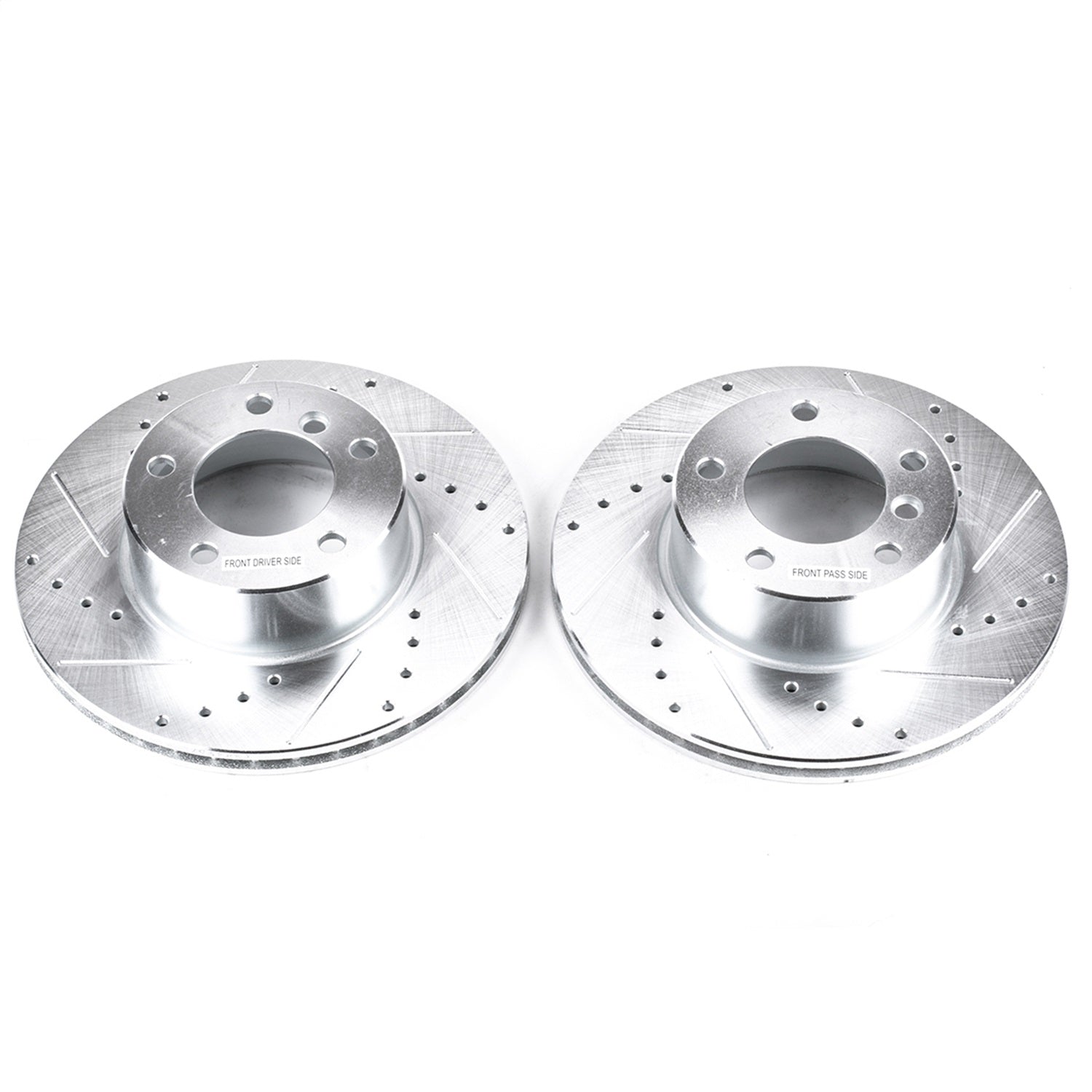 PowerStop Drilled & Slotted Front Rotors | BMW 525i (01-03) (EBR496XPR)