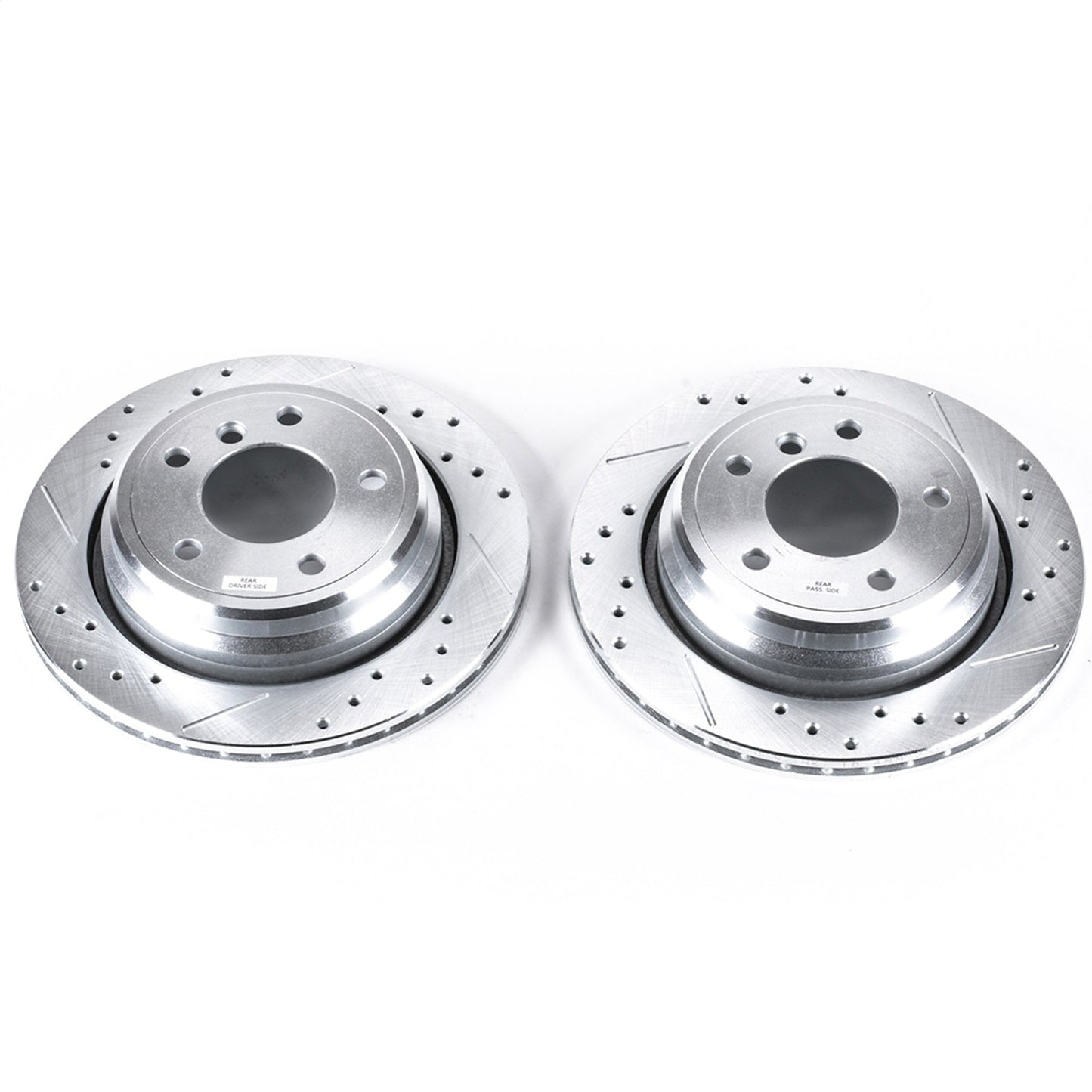 PowerStop Drilled & Slotted Rear Rotors | BMW 525i (01-03) (EBR497XPR)