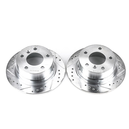 PowerStop Drilled & Slotted Rear Rotors | BMW Z3 (96-02) (EBR498XPR)