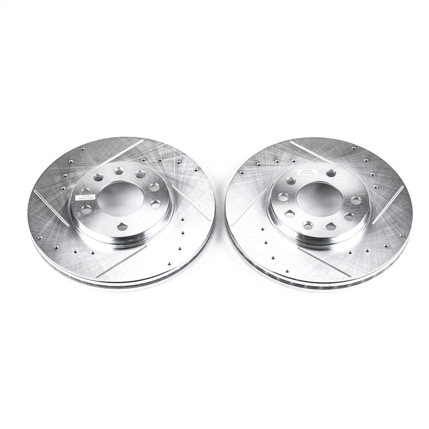 PowerStop Drilled & Slotted Front Rotors | Saab 9-3 (99-03) (EBR613XPR)