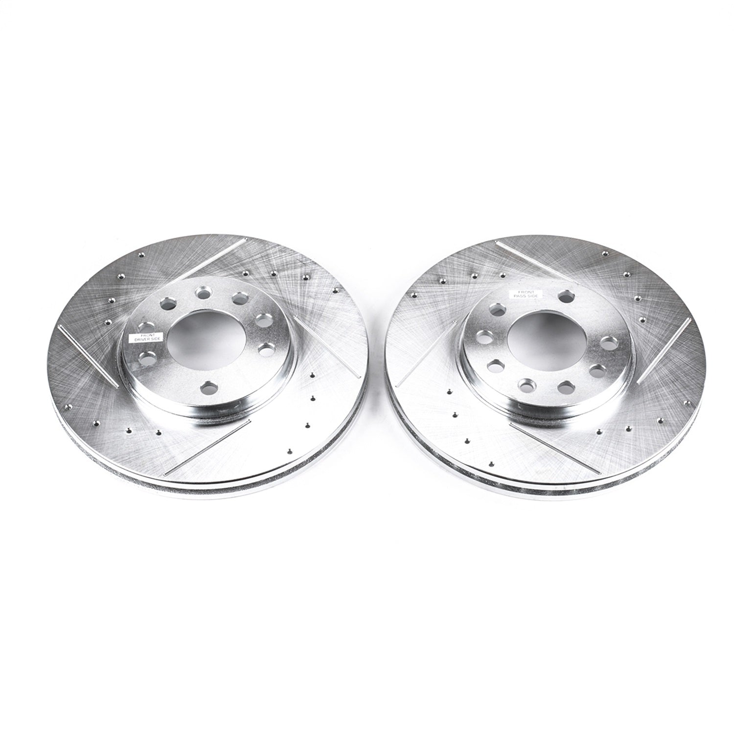PowerStop Drilled & Slotted Front Rotors | Saab 9-3 (99-03) (EBR613XPR)