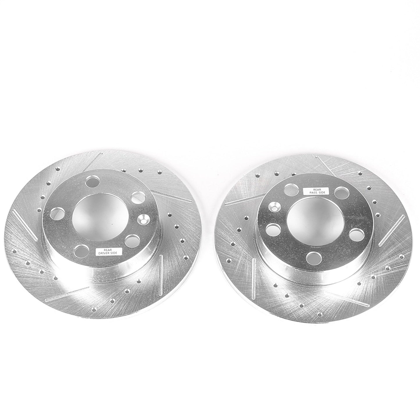 PowerStop Drilled & Slotted Rear Rotors | Audi TT (99-06) (EBR618XPR)