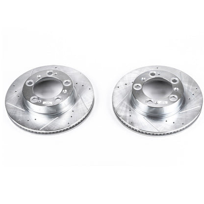 PowerStop Front Evolution Drilled & Slotted Rotors | Porsche Boxster (97-04) (EBR620XPR)