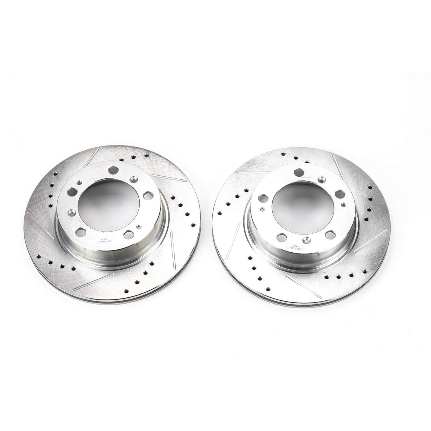 PowerStop Rear Evolution Drilled & Slotted Rotors | Porsche Boxster (97-04) (EBR621XPR)