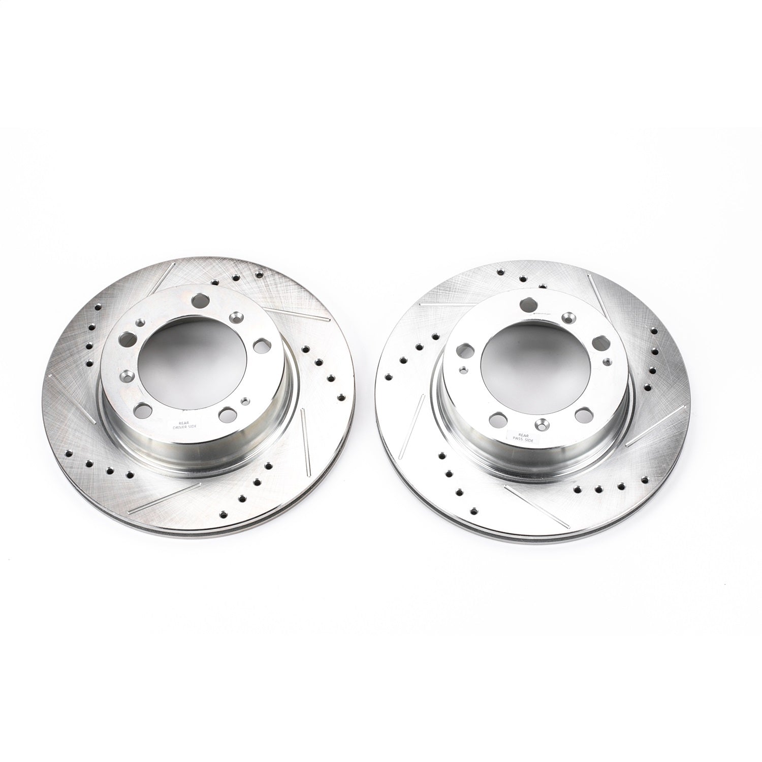 PowerStop Rear Evolution Drilled & Slotted Rotors | Porsche Boxster (97-04) (EBR621XPR)