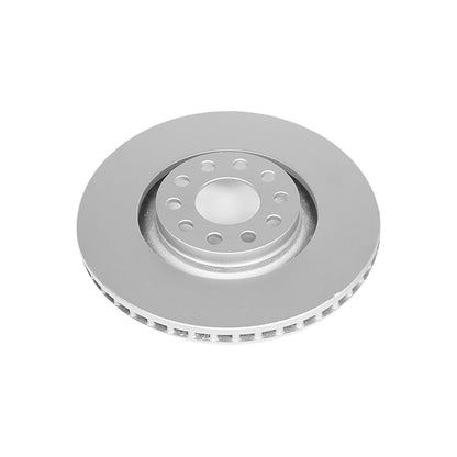 PowerStop Evolution High Carbon Geomet Coated Front Rotor | Audi A4 (06-09) (EBR637EVC)