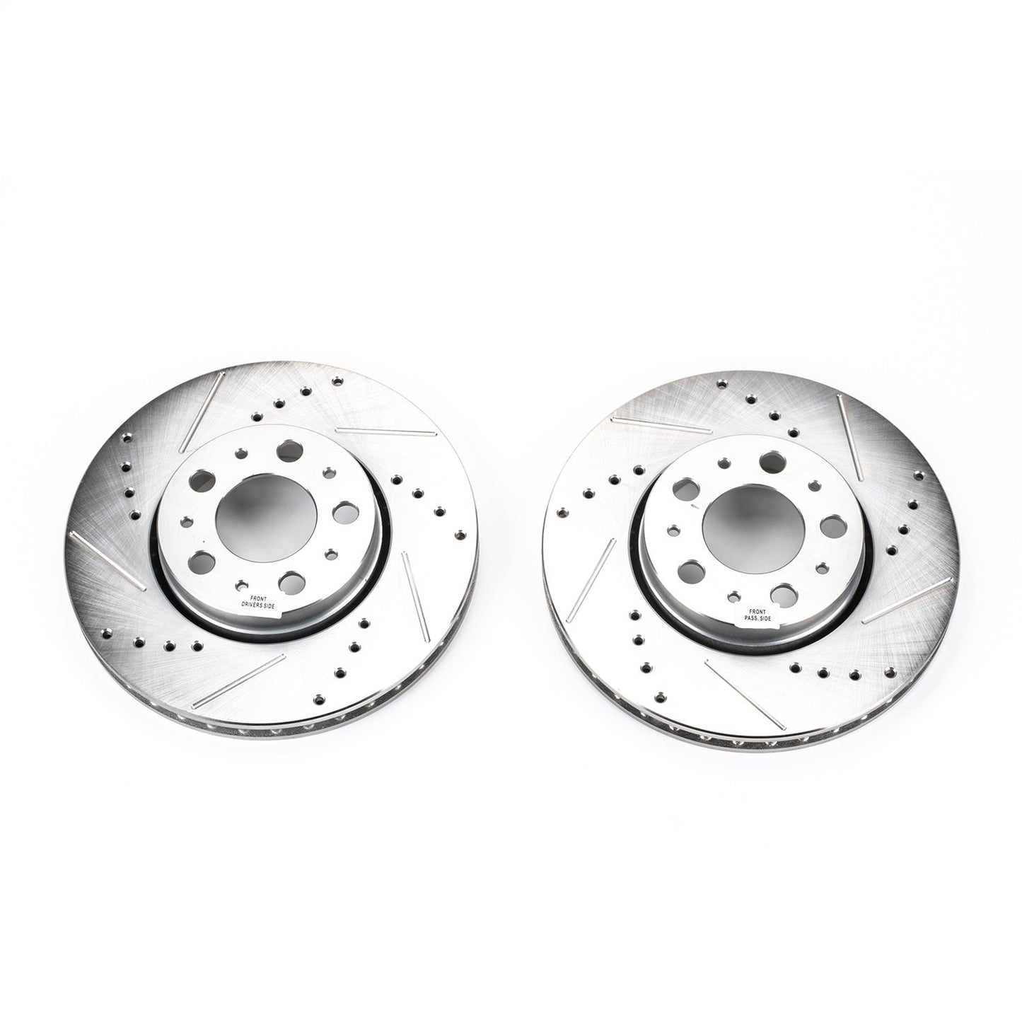 PowerStop Drilled & Slotted Front Rotors | Volvo S60 (01-07) (EBR642XPR)