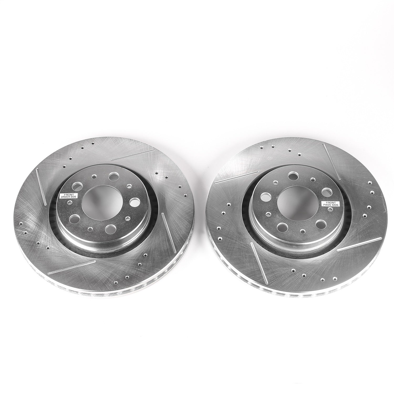 PowerStop Drilled & Slotted Front Evolution Rotors | Volvo S60 (01-09) (EBR643XPR)