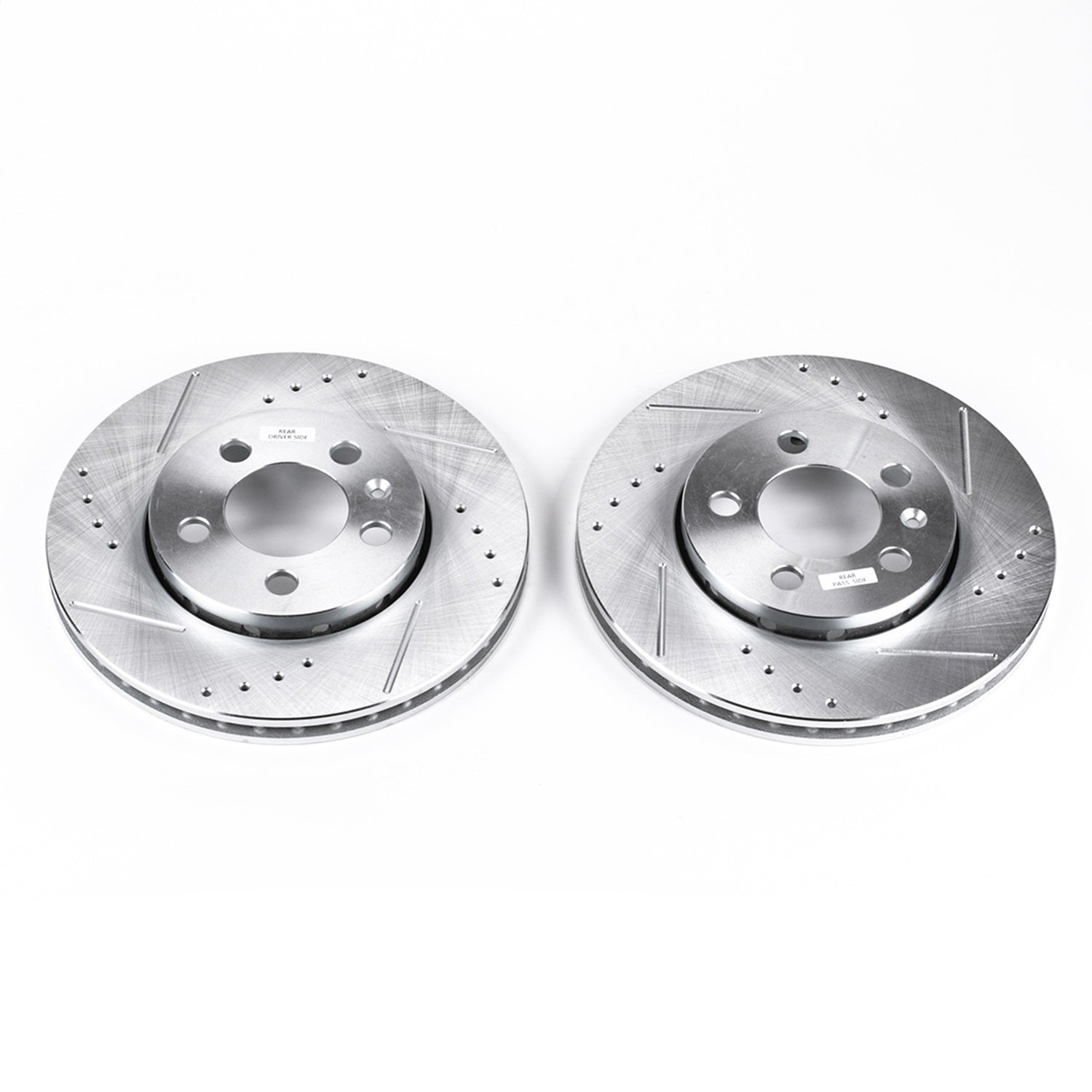 PowerStop Rear Drilled & Slotted Rotors | Audi TT Quattro (00-06) (EBR647XPR)
