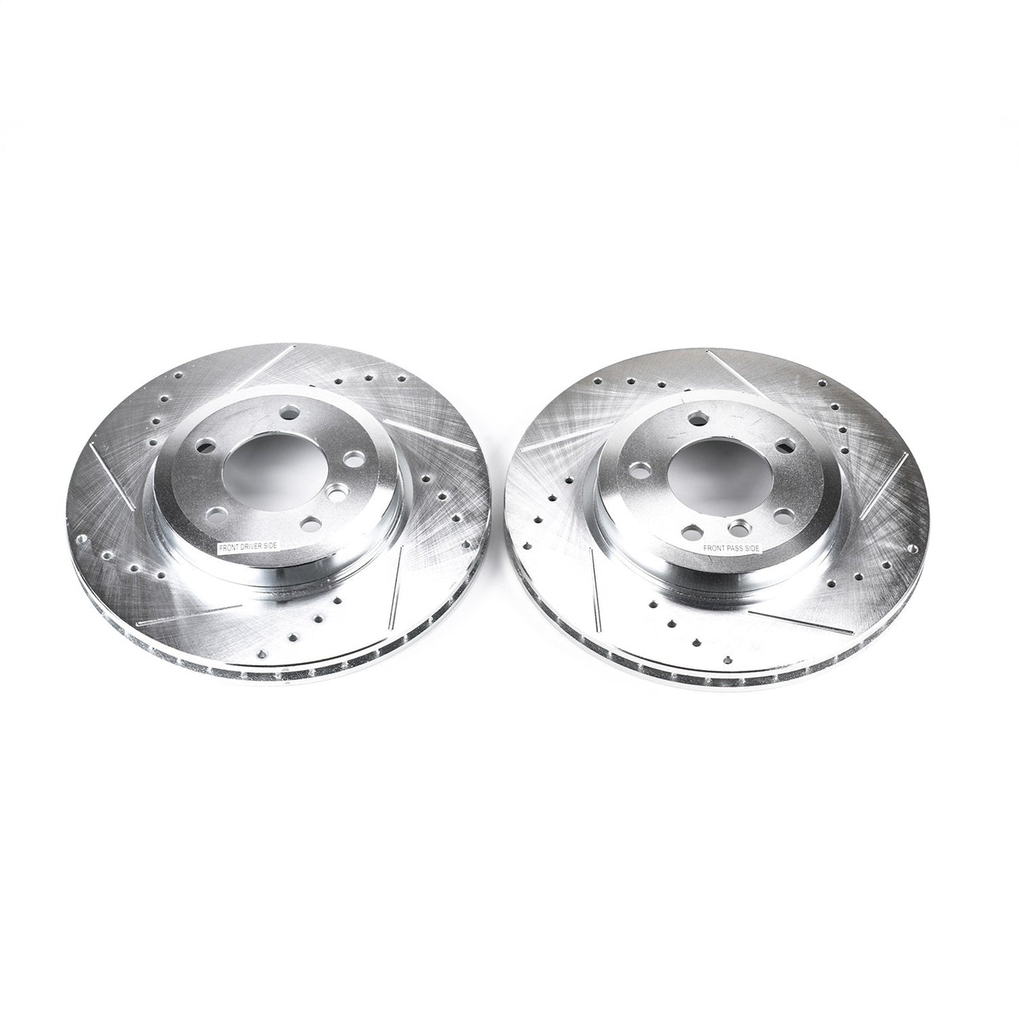 PowerStop Drilled & Slotted Front Evolution Rotors | BMW 330Ci (01-06) (EBR653XPR)