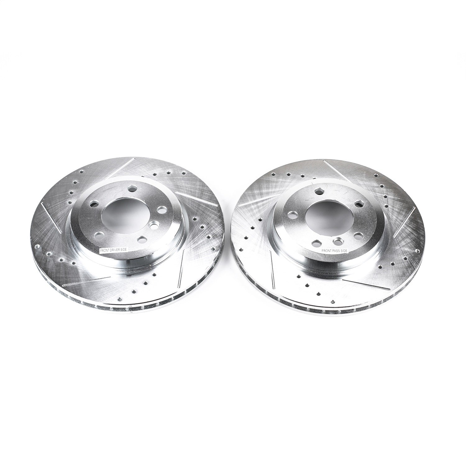 PowerStop Drilled & Slotted Front Evolution Rotors | BMW 330Ci (01-06) (EBR653XPR)