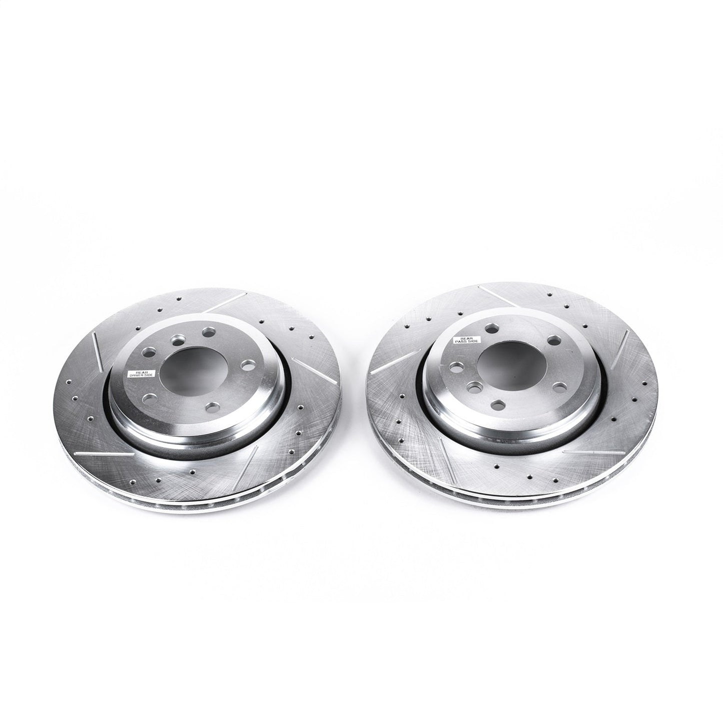 PowerStop Drilled & Slotted Rear Rotors | BMW 330Ci (01-06) (EBR654XPR)