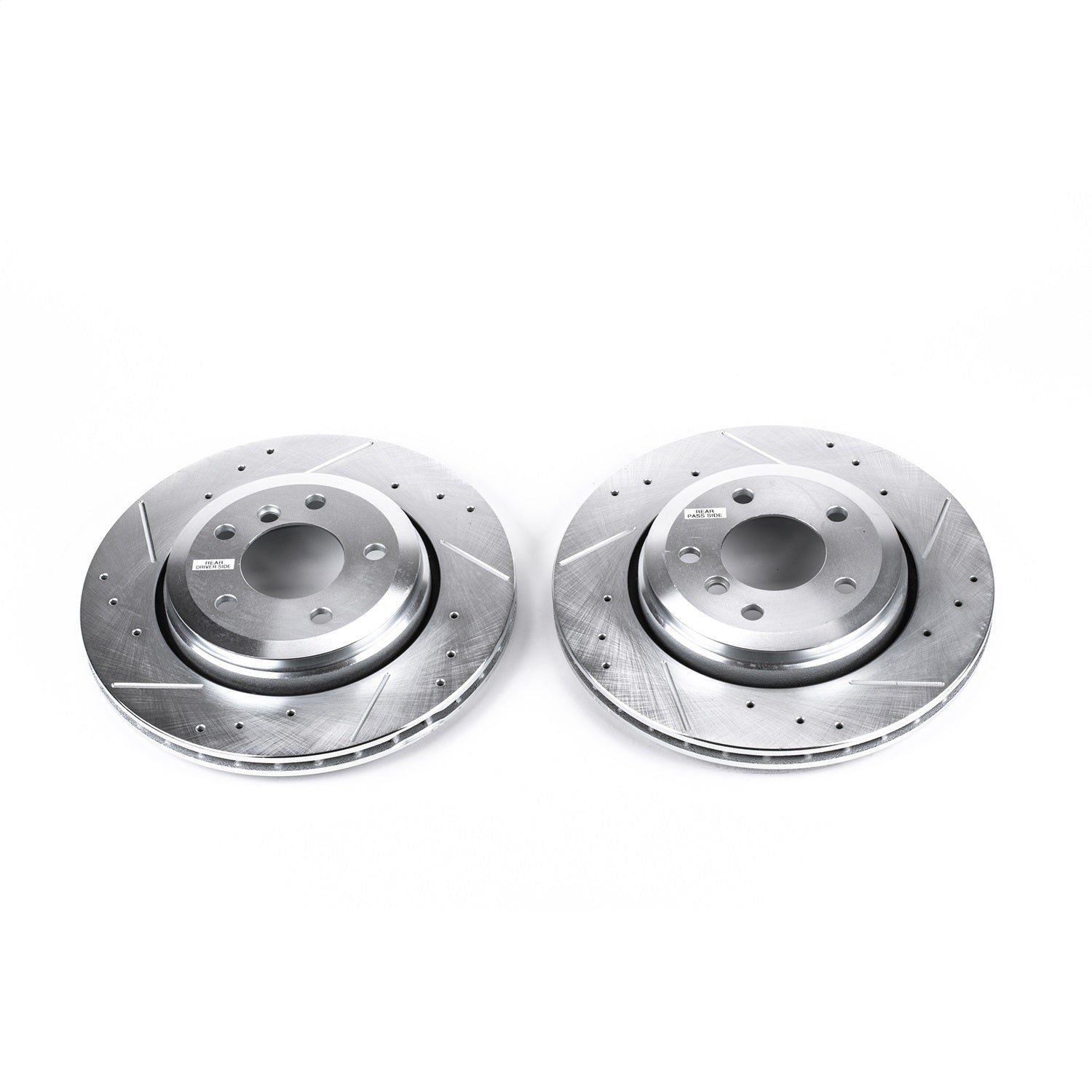 PowerStop Drilled & Slotted Rear Rotors | BMW 330Ci (01-06) (EBR654XPR)