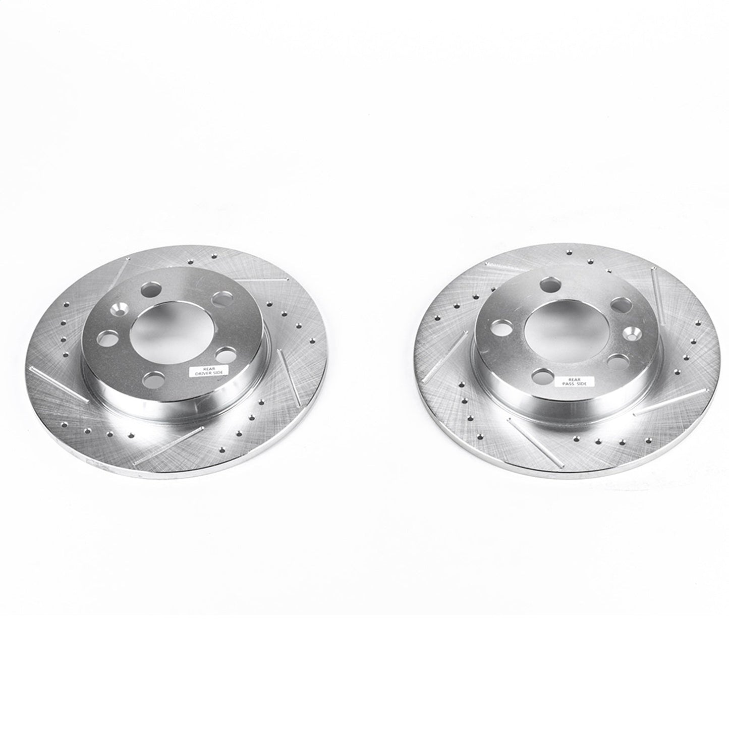 PowerStop Rear Evolution Drilled & Slotted Rotors | Audi TT Quattro (00-06) (EBR657XPR)