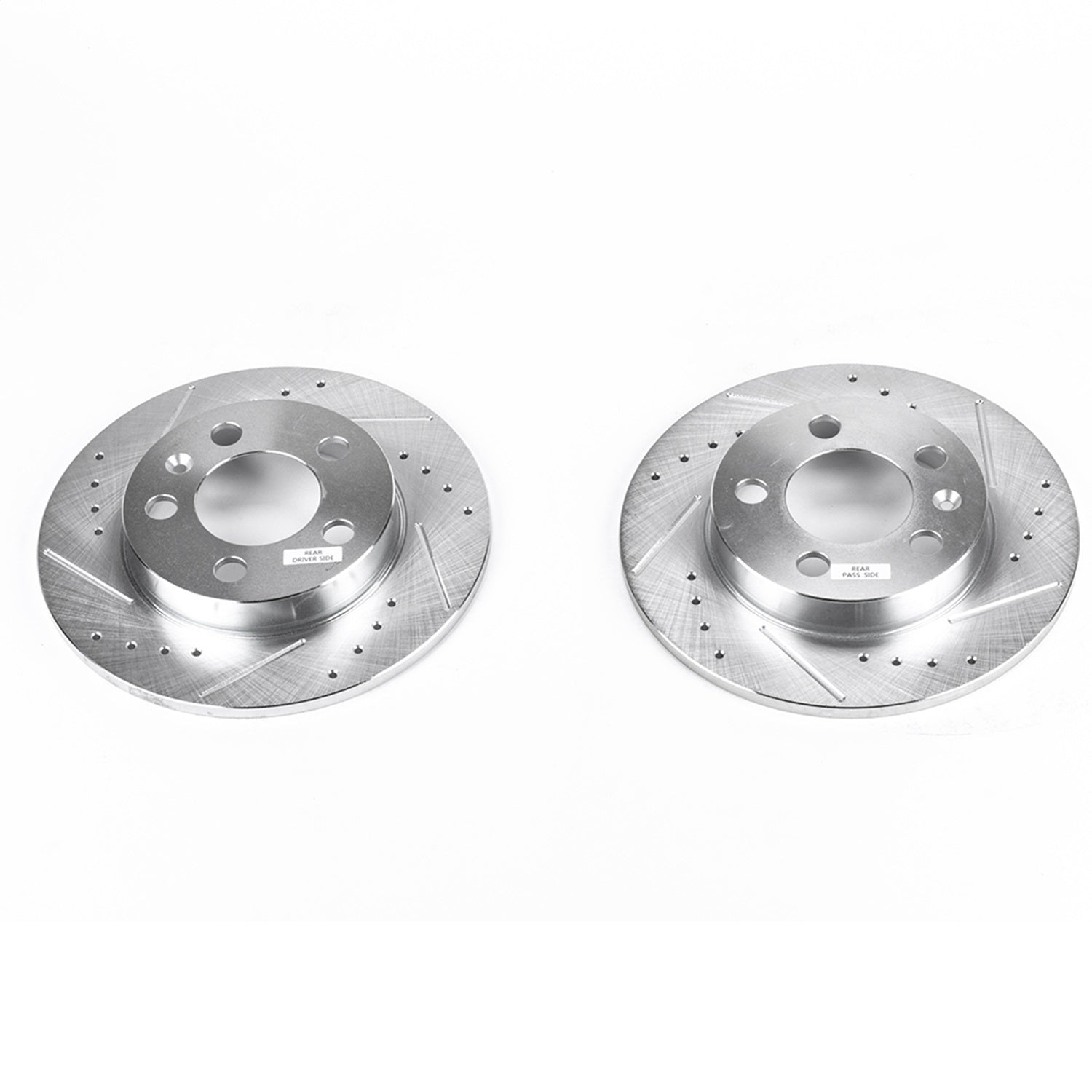 PowerStop Rear Evolution Drilled & Slotted Rotors | Audi TT Quattro (00-06) (EBR657XPR)