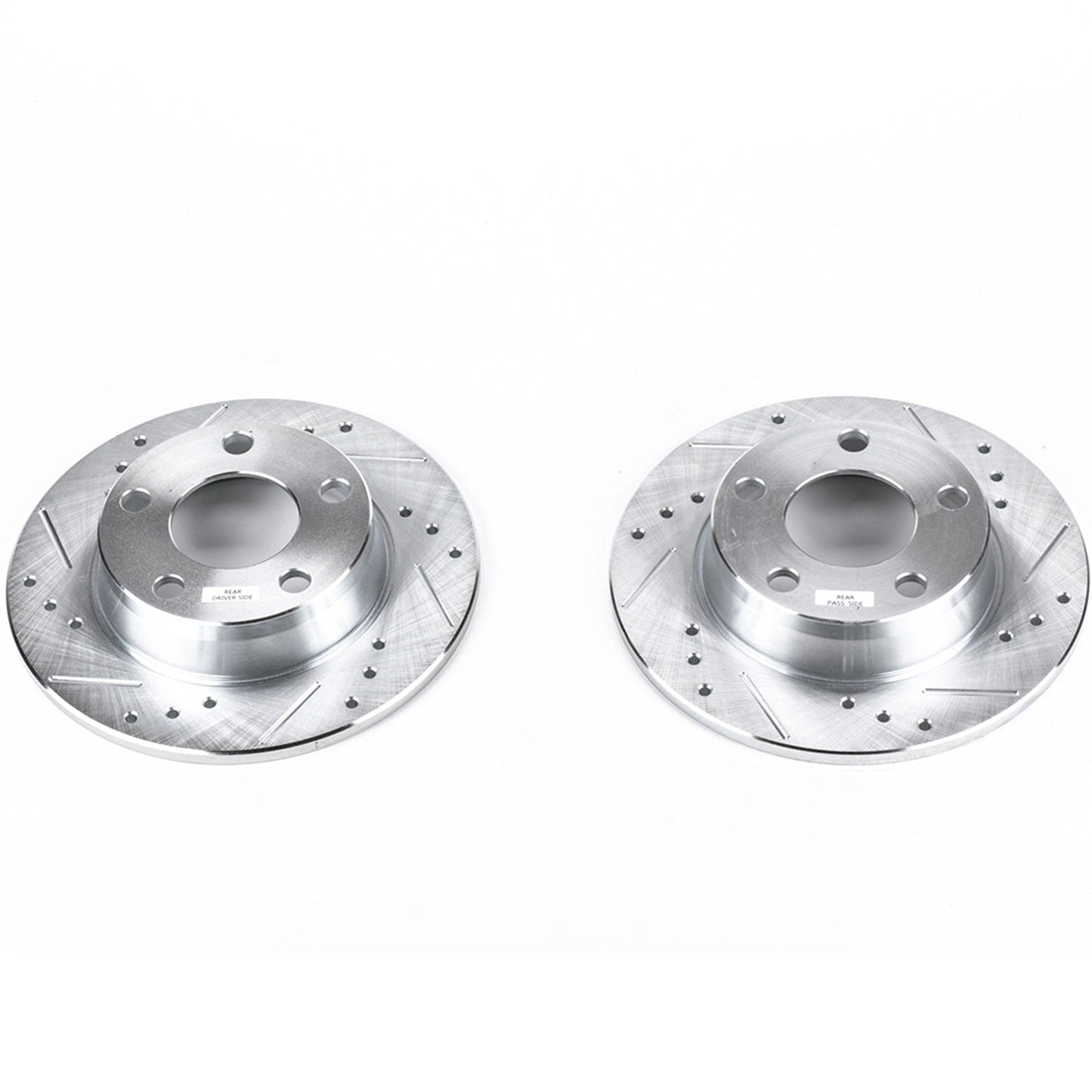 PowerStop Drilled & Slotted Rear Rotors Pair | Audi A6 Quattro (98-04) (EBR658XPR)