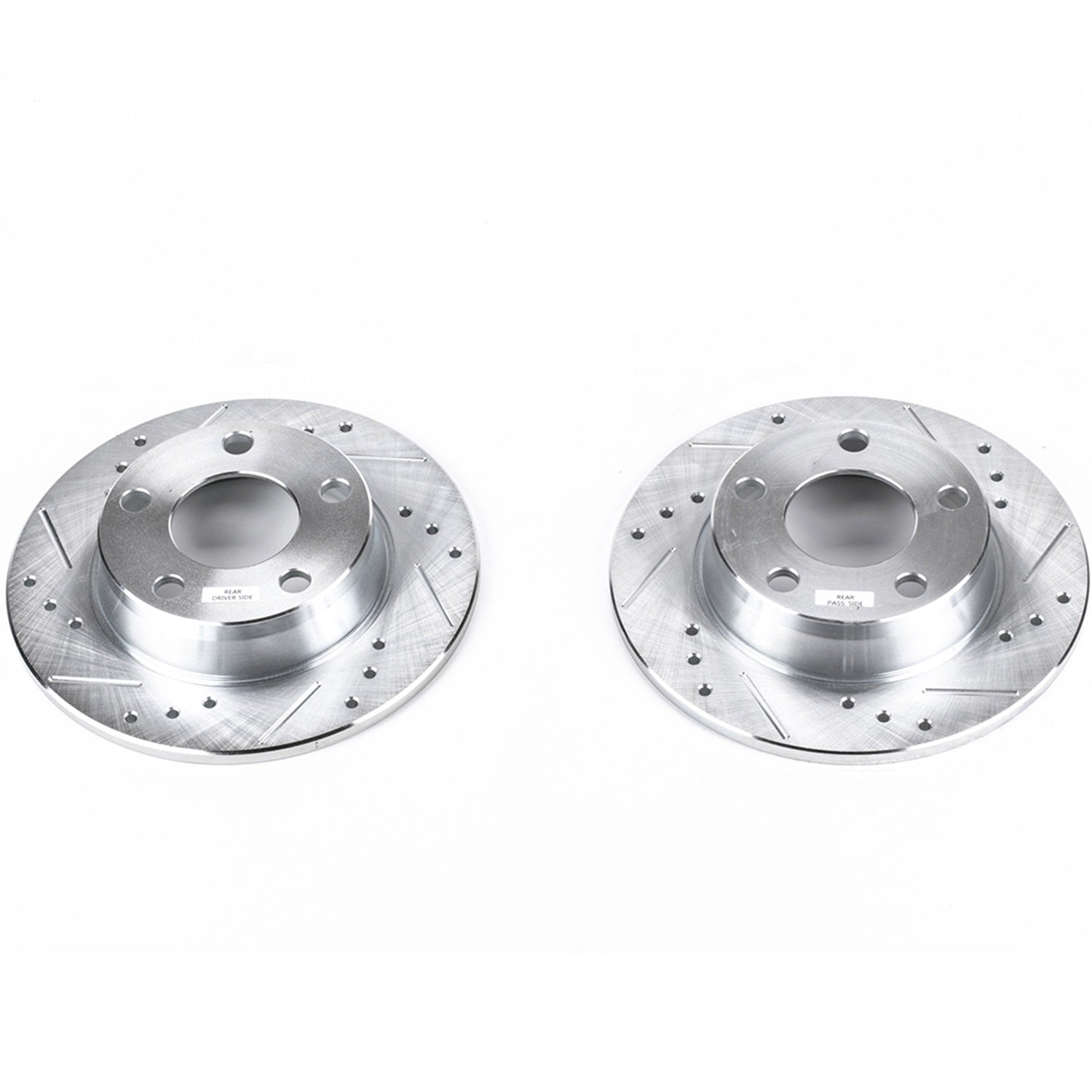 PowerStop Drilled & Slotted Rear Rotors Pair | Audi A6 Quattro (98-04) (EBR658XPR)