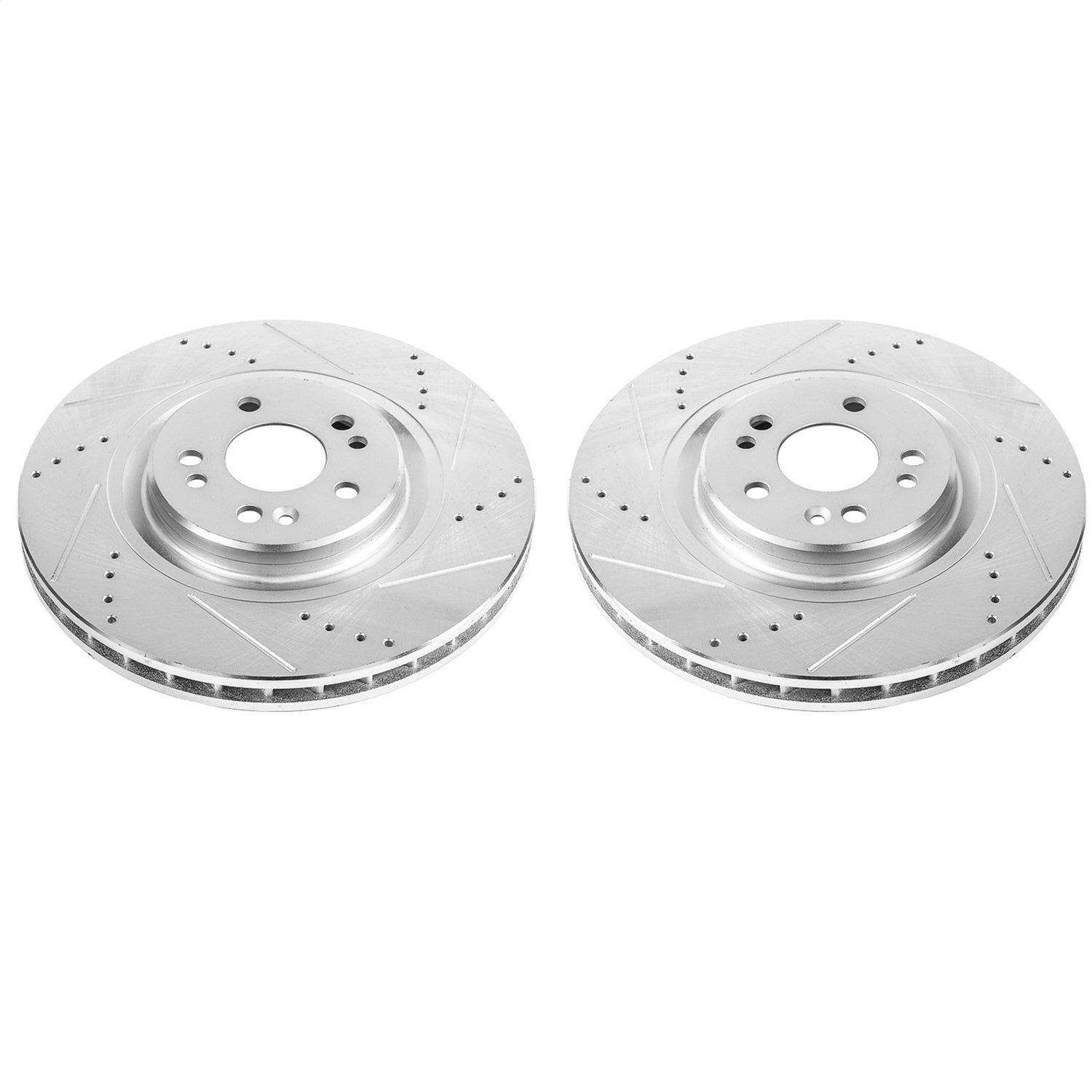 PowerStop Drilled & Slotted Front Rotors | Mercedes-Benz ML55 AMG (00-03) (EBR660XPR)