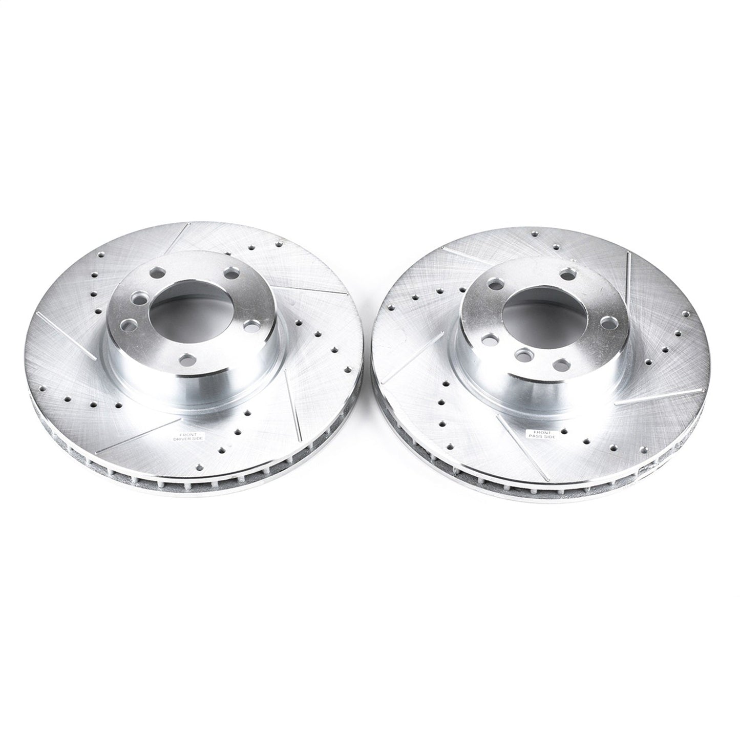 PowerStop Drilled & Slotted Front Rotors | BMW 530i (01-03) (EBR661XPR)